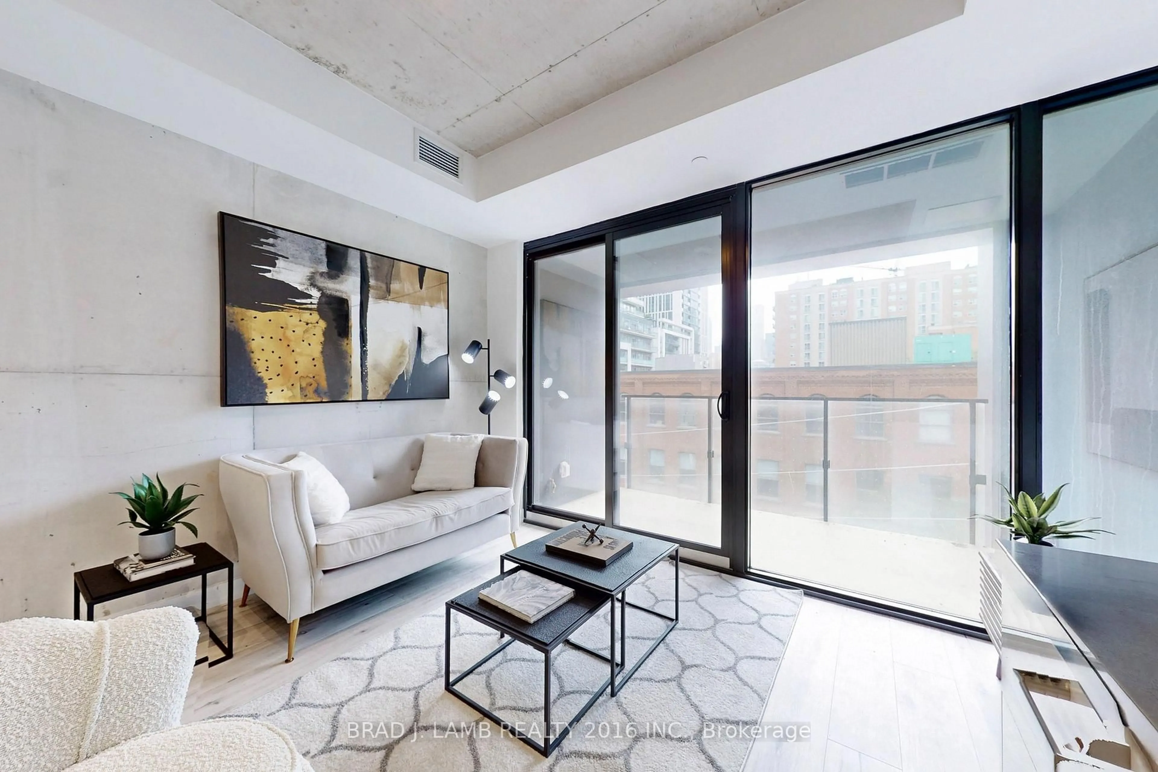 Living room with furniture, unknown for 55 Ontario St #419, Toronto Ontario M5A 0T8