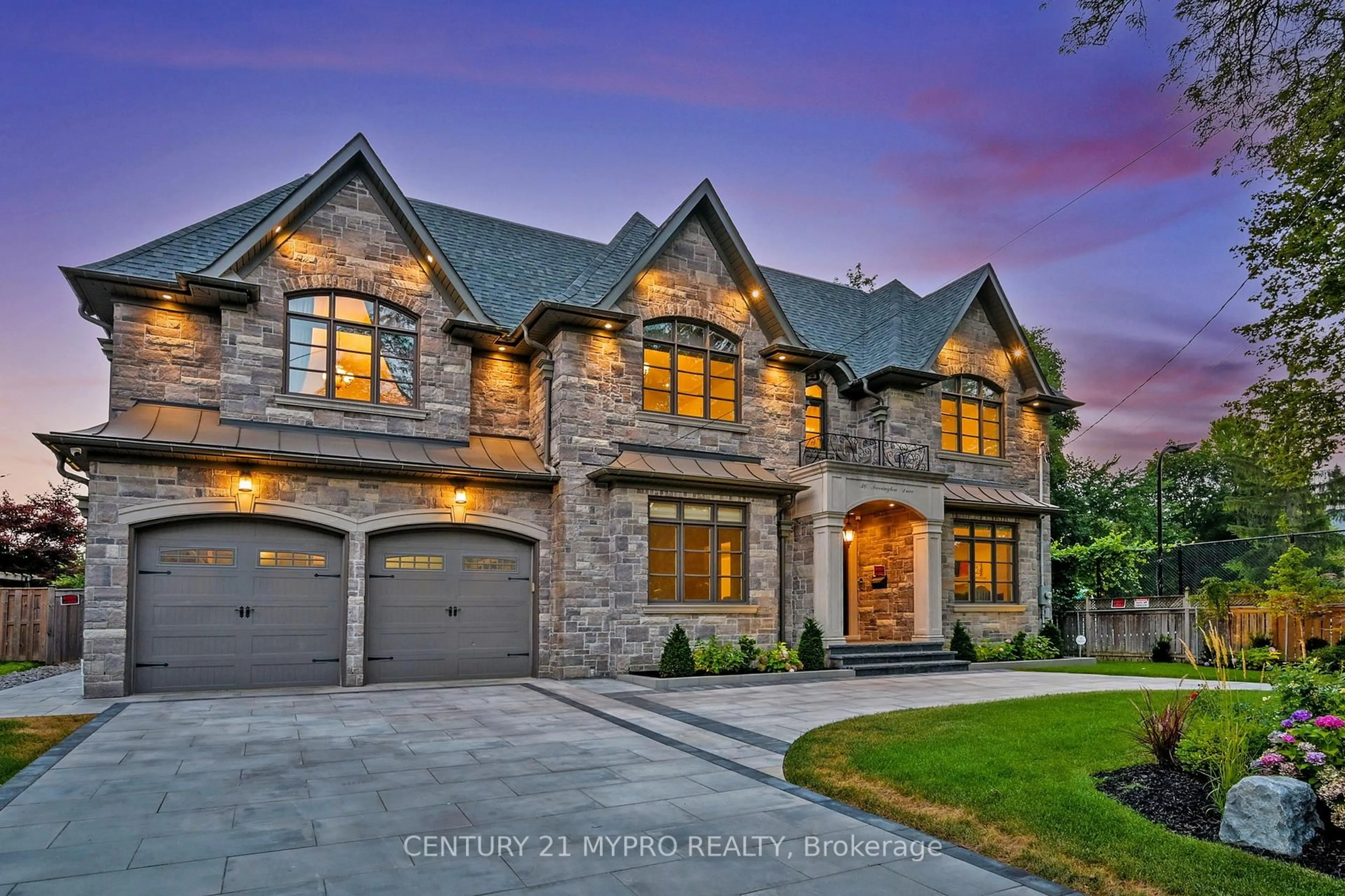 Home with brick exterior material, street for 36 Farrington Dr, Toronto Ontario M2L 2B6