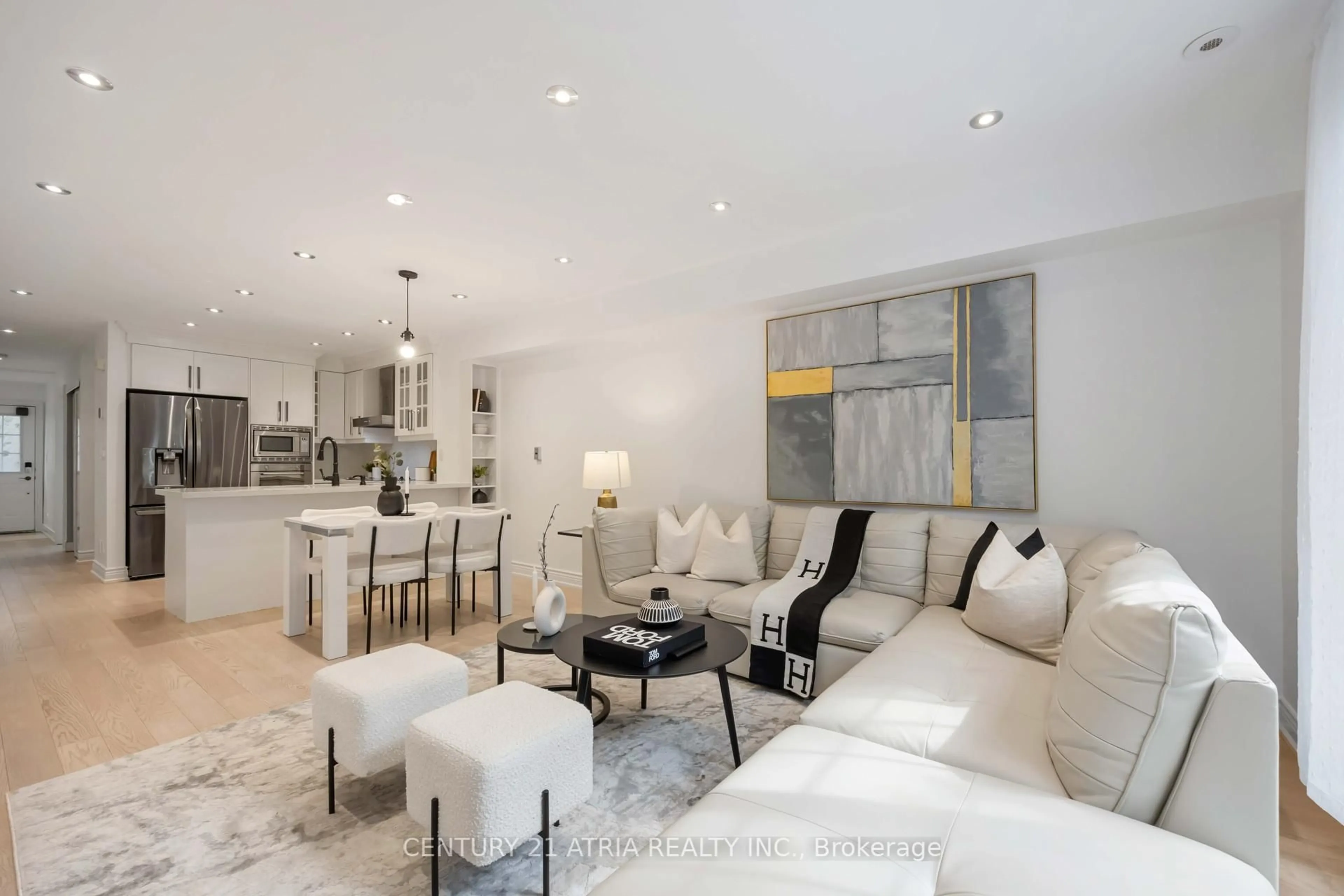 Living room with furniture, unknown for 55 Cedarcroft Blvd #8, Toronto Ontario M2R 3Y1