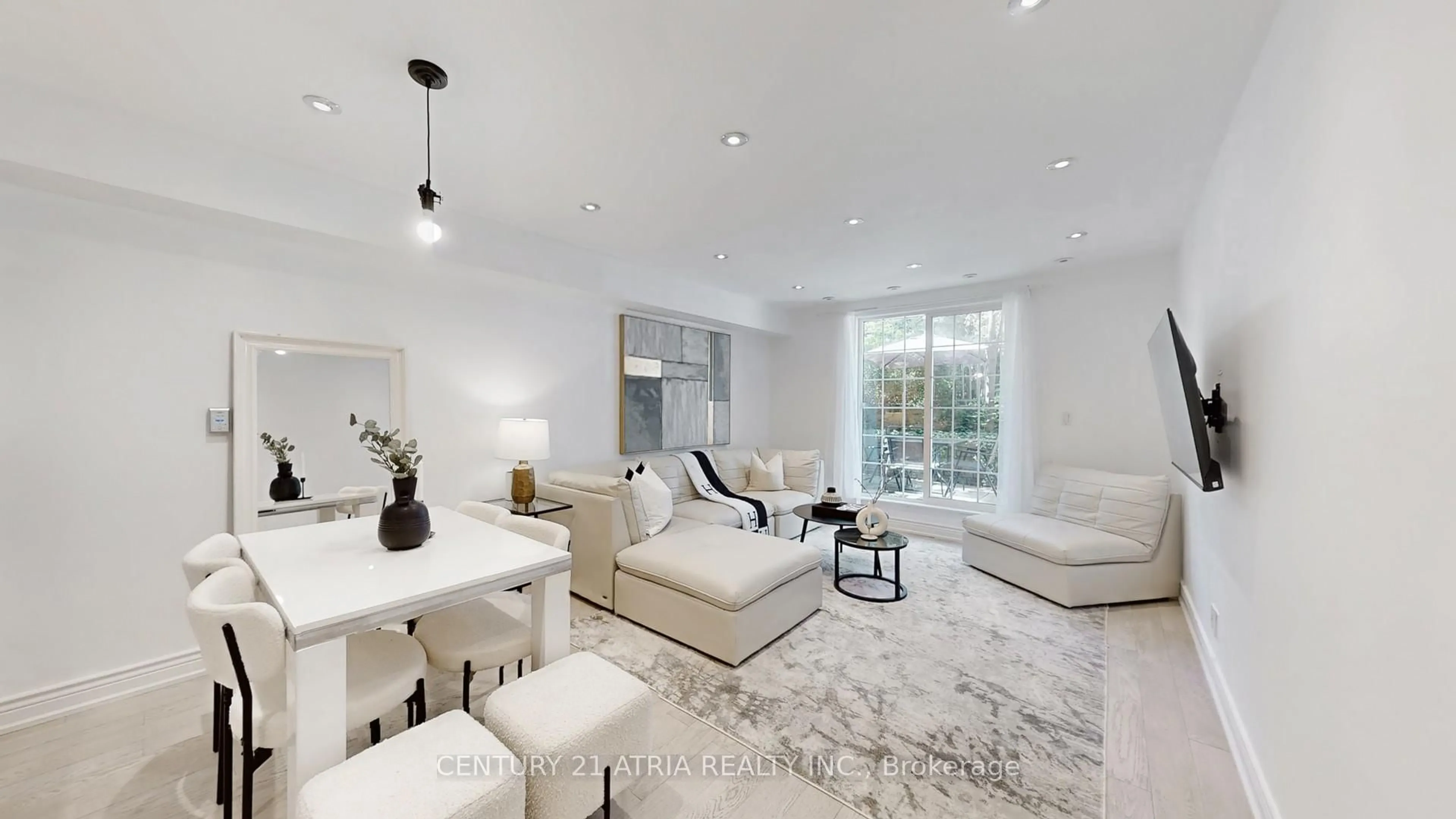 Living room with furniture, unknown for 55 Cedarcroft Blvd #8, Toronto Ontario M2R 3Y1