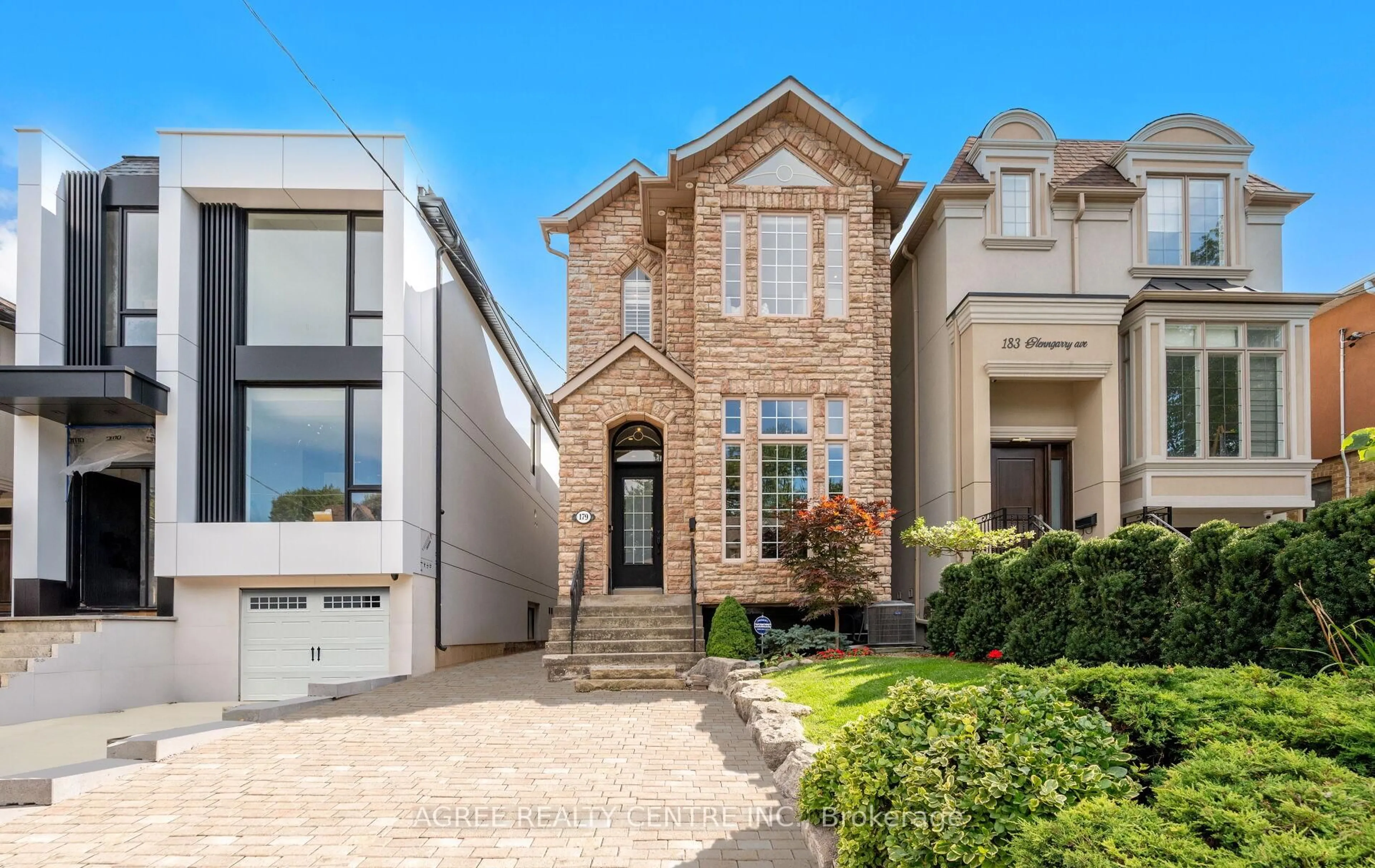 Home with brick exterior material, street for 179 Glengarry Ave, Toronto Ontario M5M 1E1