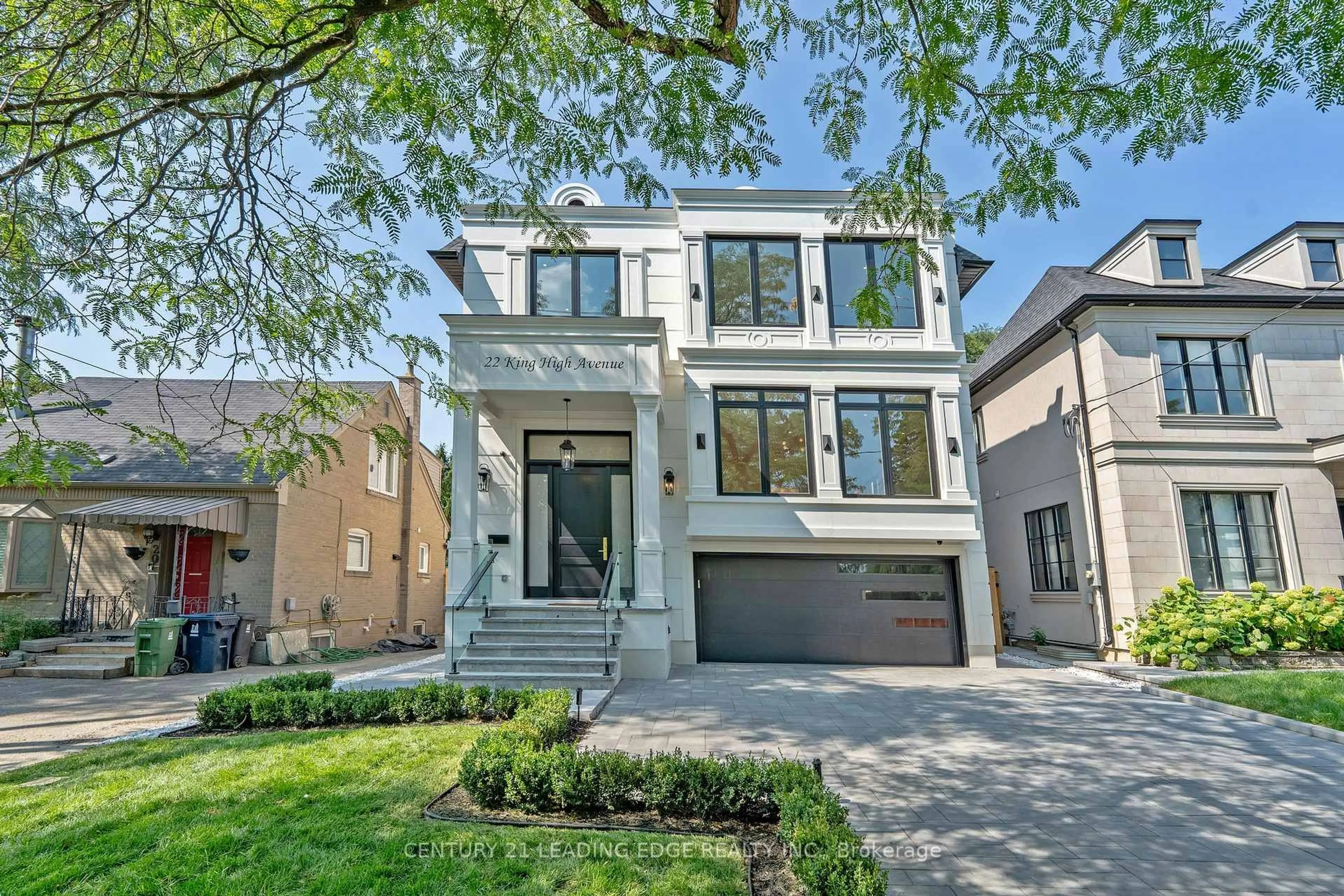 Home with brick exterior material, street for 22 KING HIGH Ave, Toronto Ontario M3H 3A7