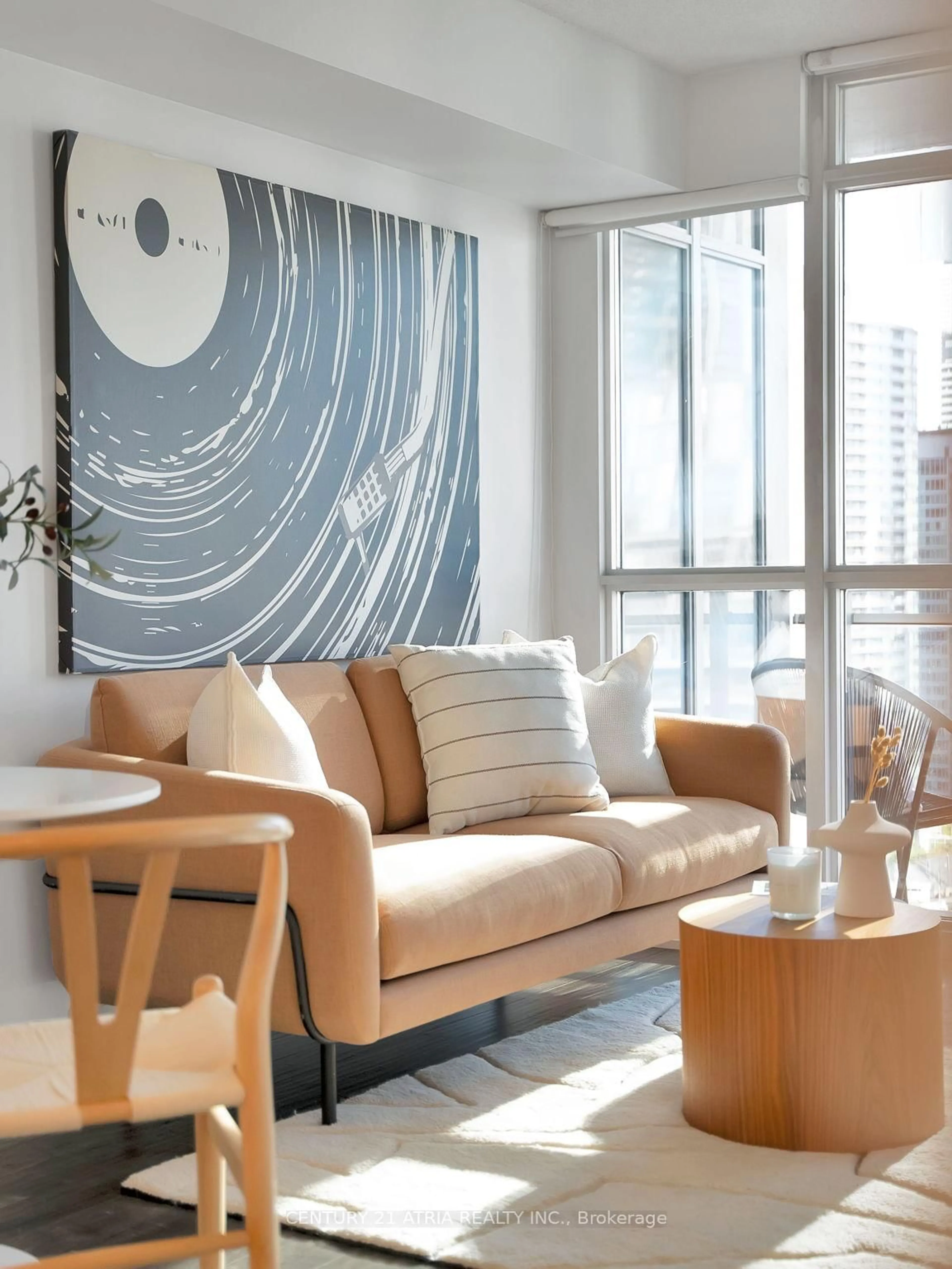 Living room with furniture, unknown for 15 Iceboat Terr #2103, Toronto Ontario M5V 4A5
