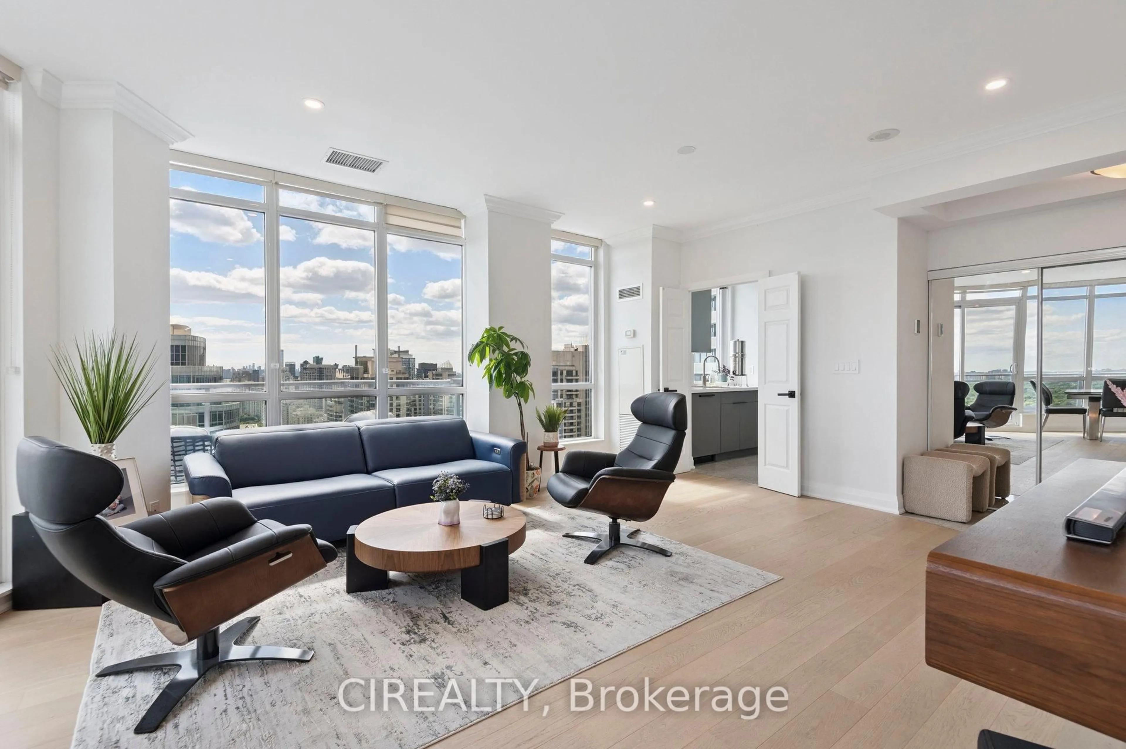 Living room with furniture, unknown for 18 Holmes Ave #UPH02, Toronto Ontario M2N 0E1