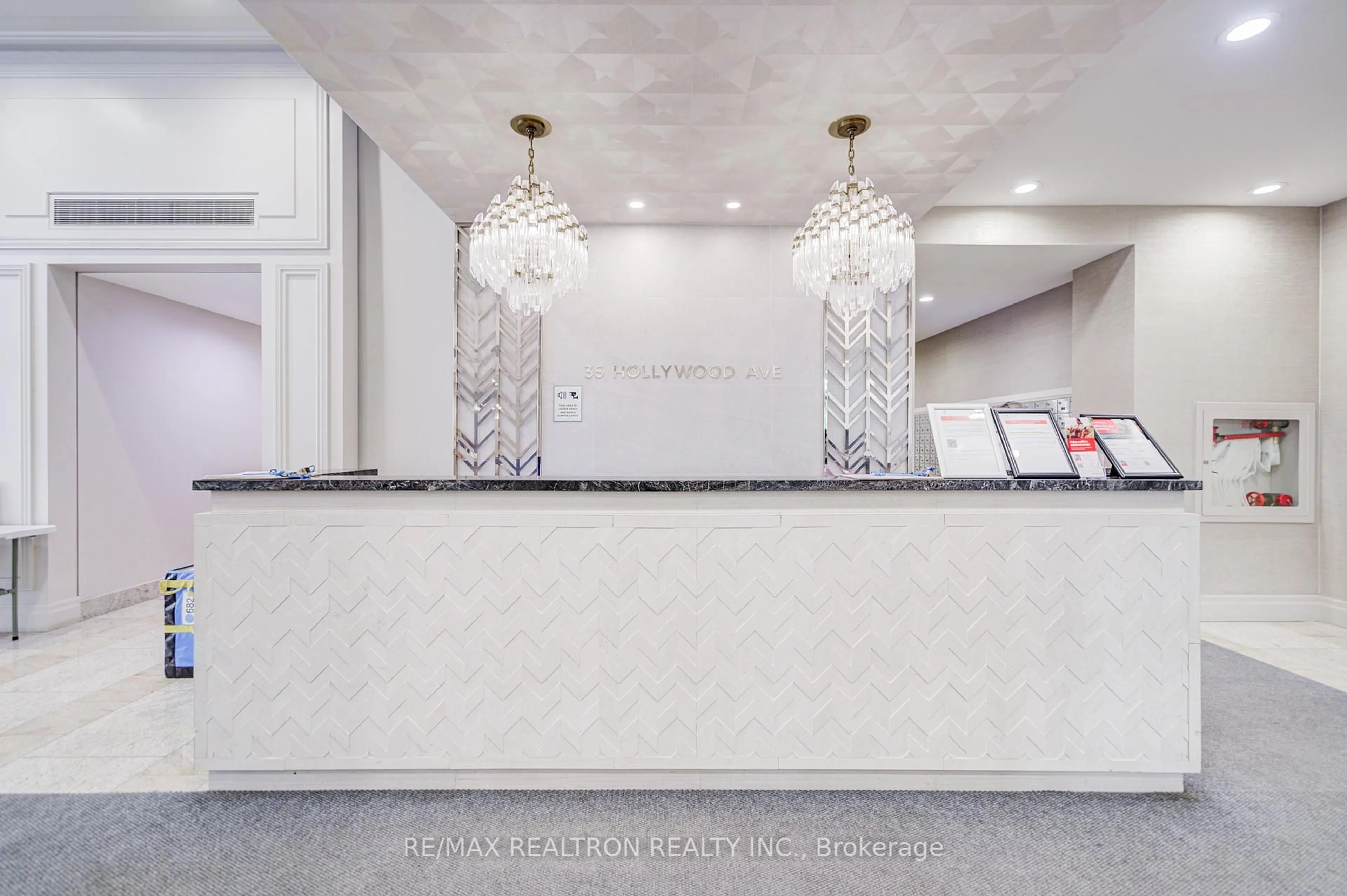 Lobby for 35 Hollywood Ave #509, Toronto Ontario M2N 0A9
