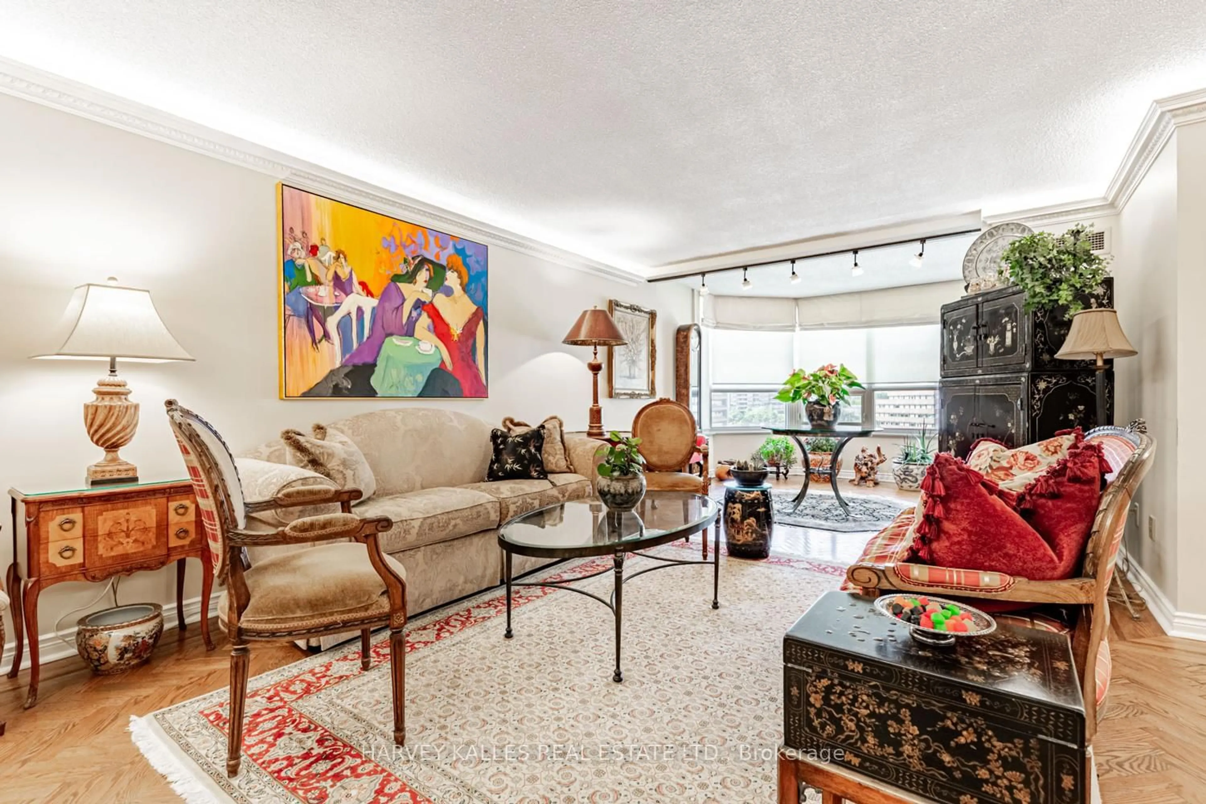 Living room with furniture, unknown for 65 Spring Garden Ave #906, Toronto Ontario M2N 6H9