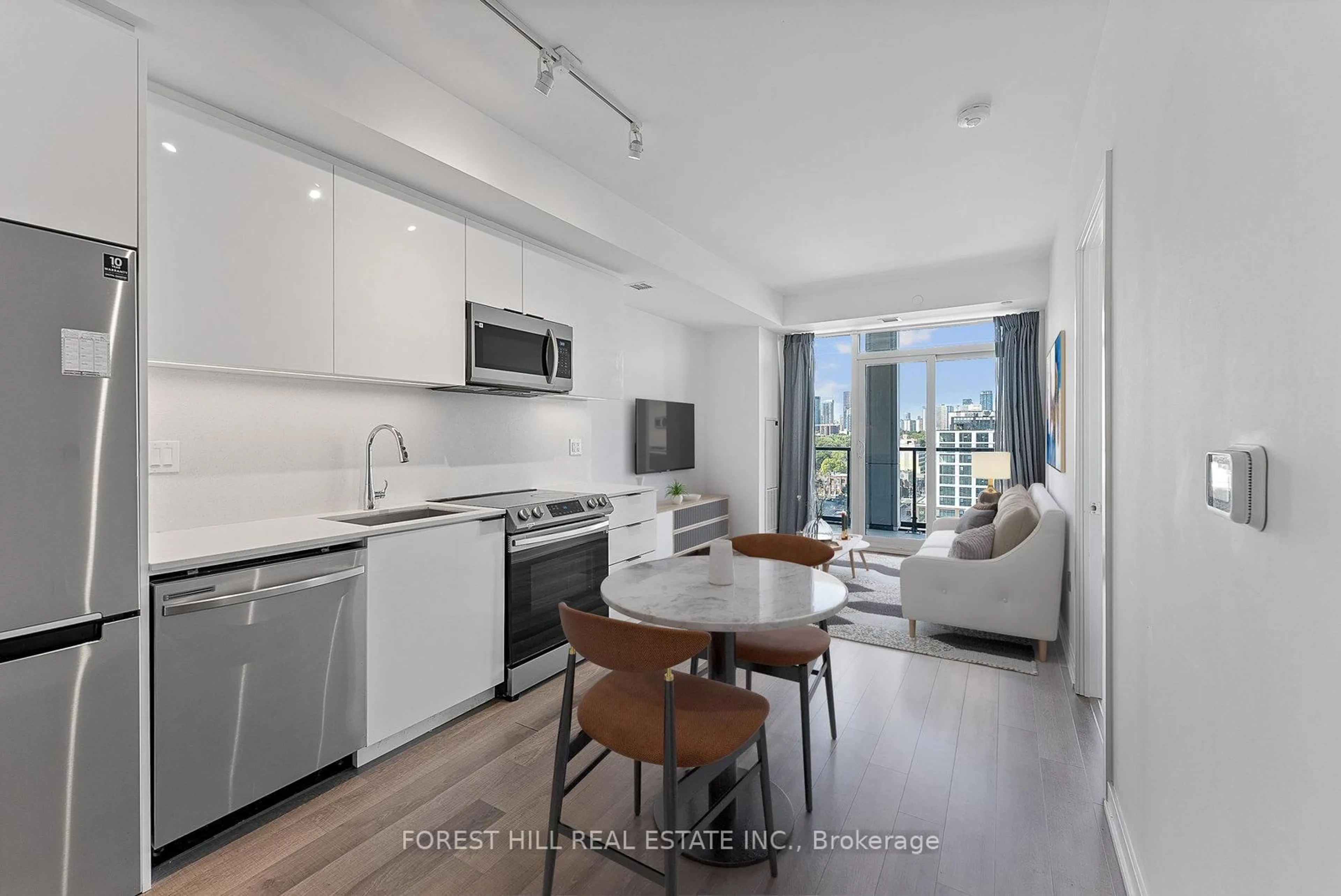 Open concept kitchen, unknown for 50 Power St #1127, Toronto Ontario M5A 0V3