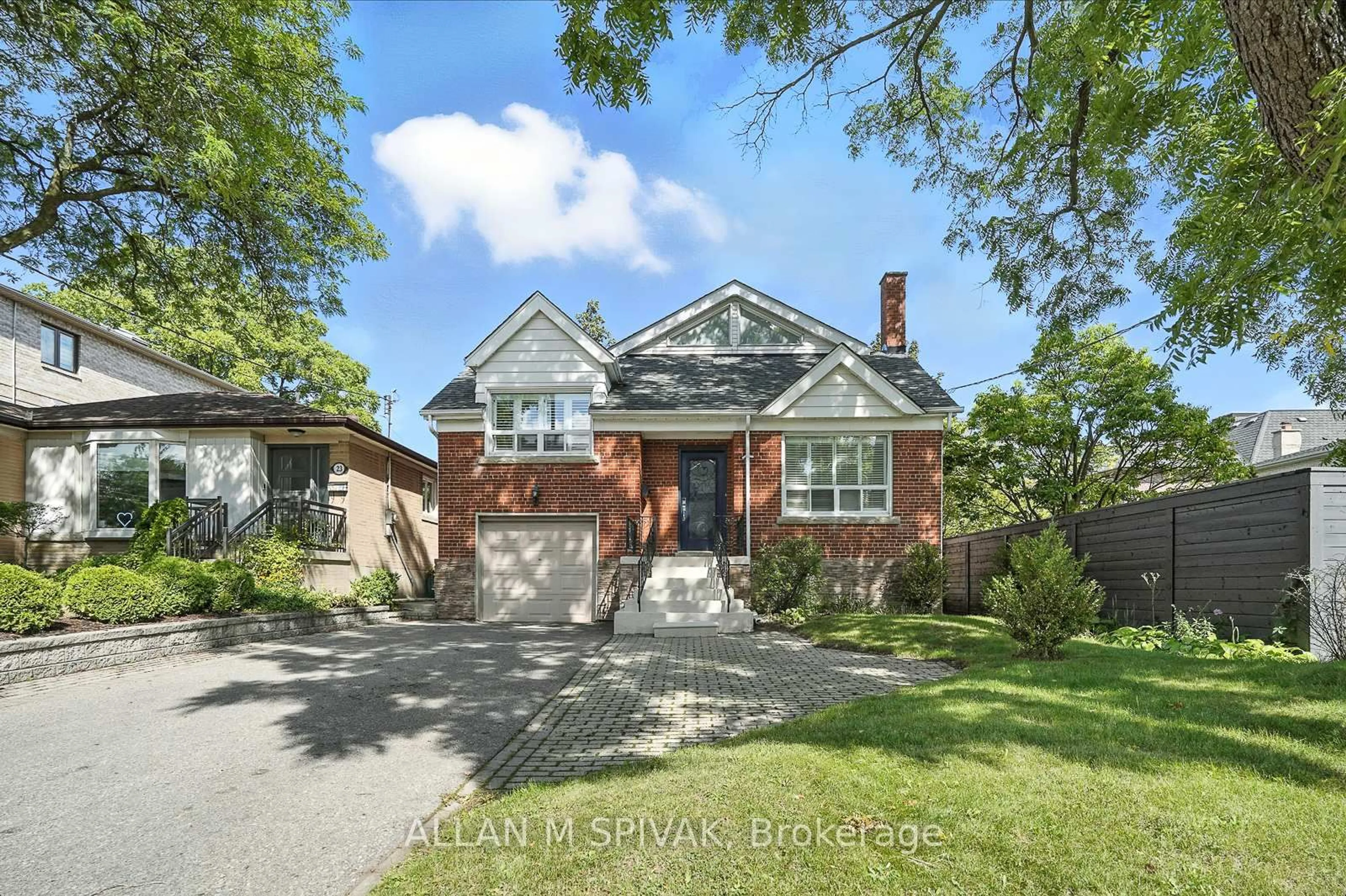 Home with brick exterior material, street for 21 Kelso Ave, Toronto Ontario M5M 4C4