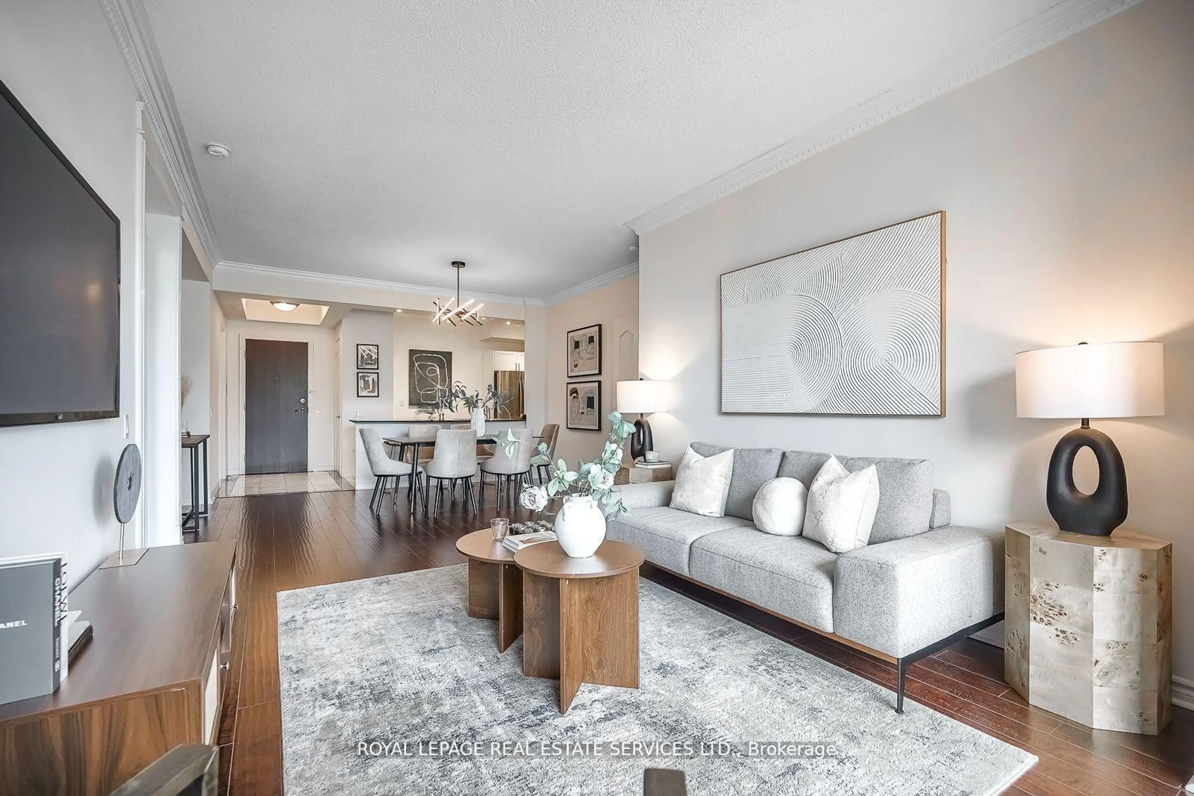 Living room with furniture, unknown for 18 William Carson Cres #811, Toronto Ontario M2P 2G6