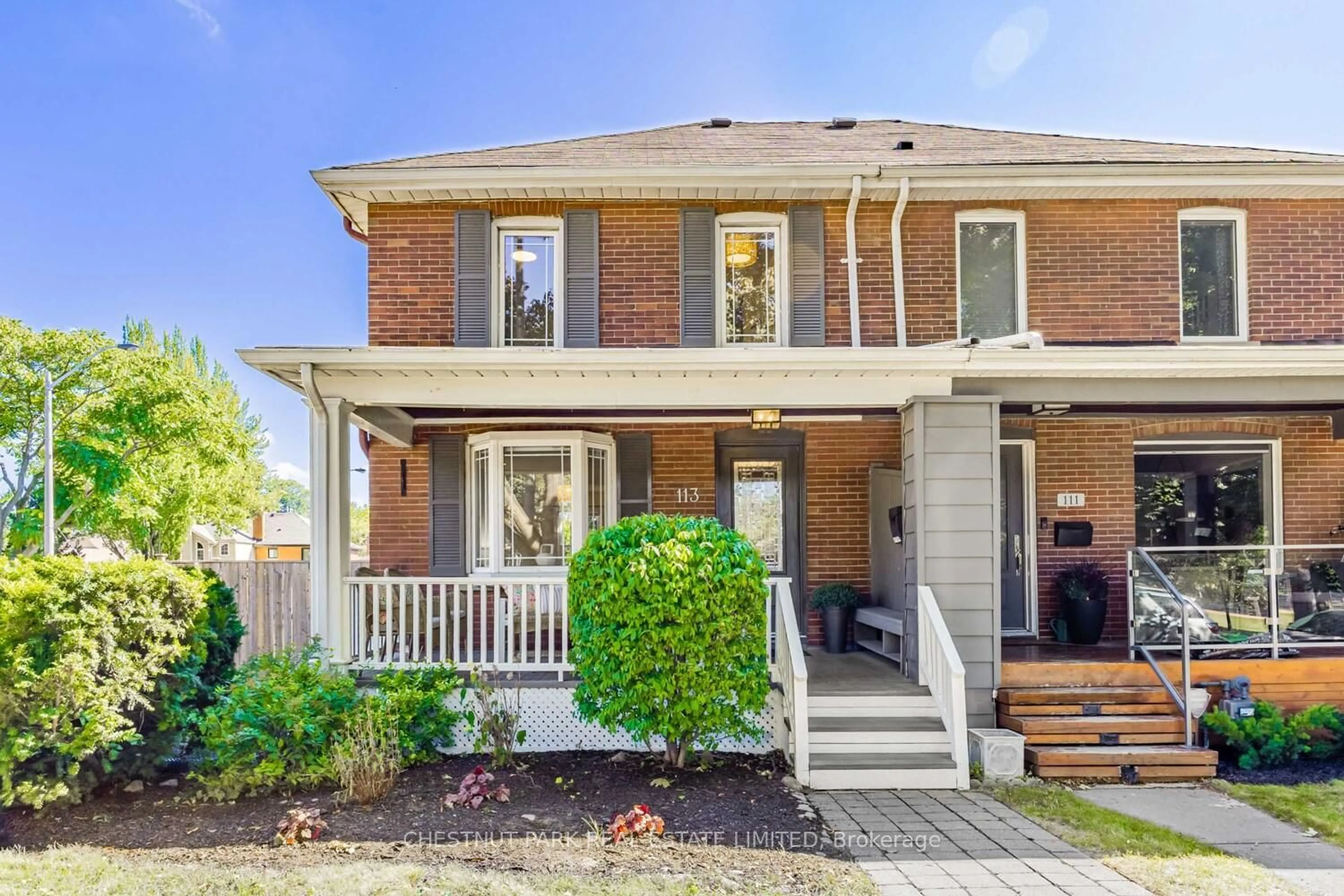 Home with brick exterior material, street for 113 Rumsey Rd, Toronto Ontario M4G 1P1