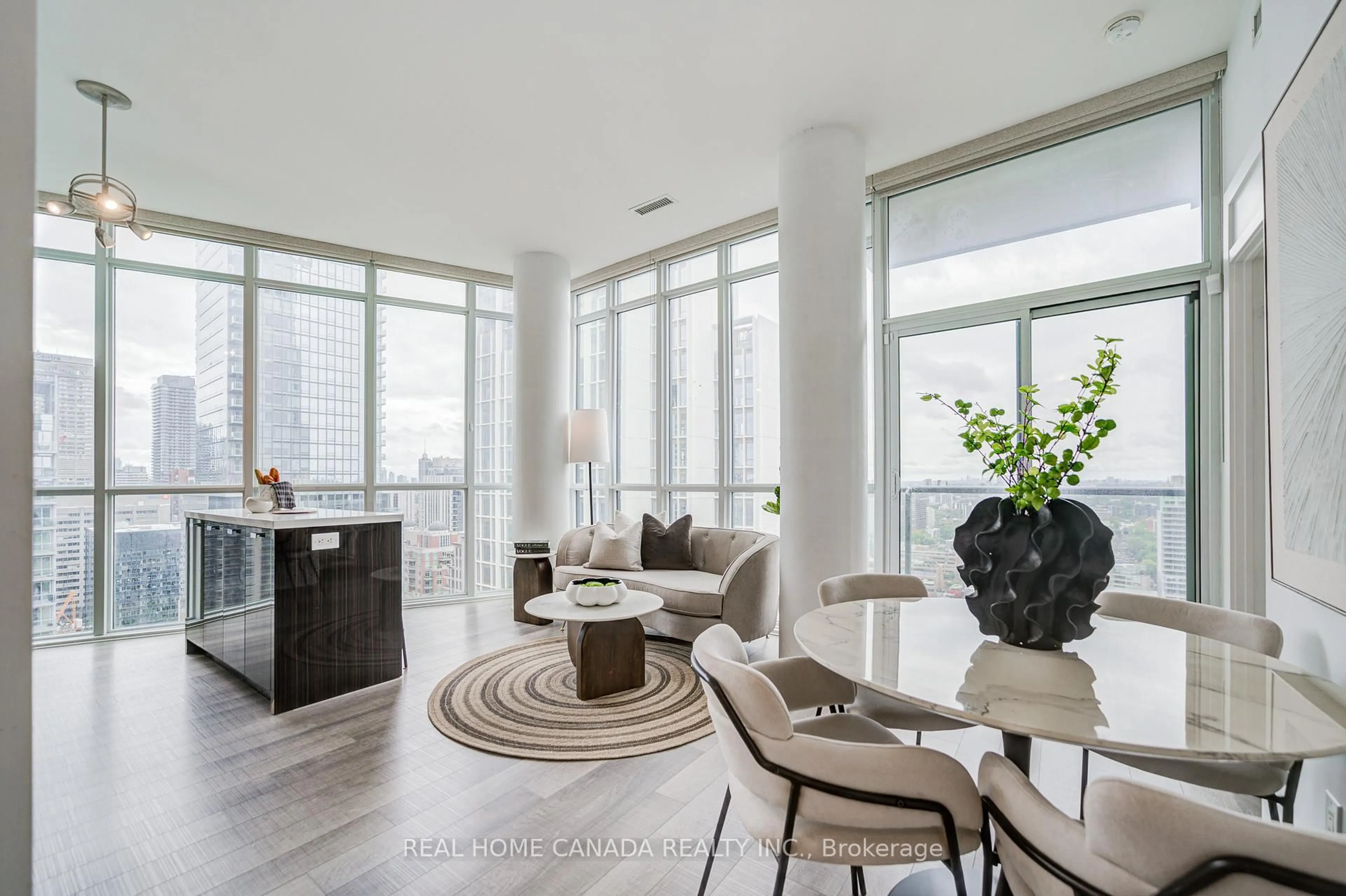 Living room with furniture, unknown for 32 Davenport Rd #2608, Toronto Ontario M5R 1H3
