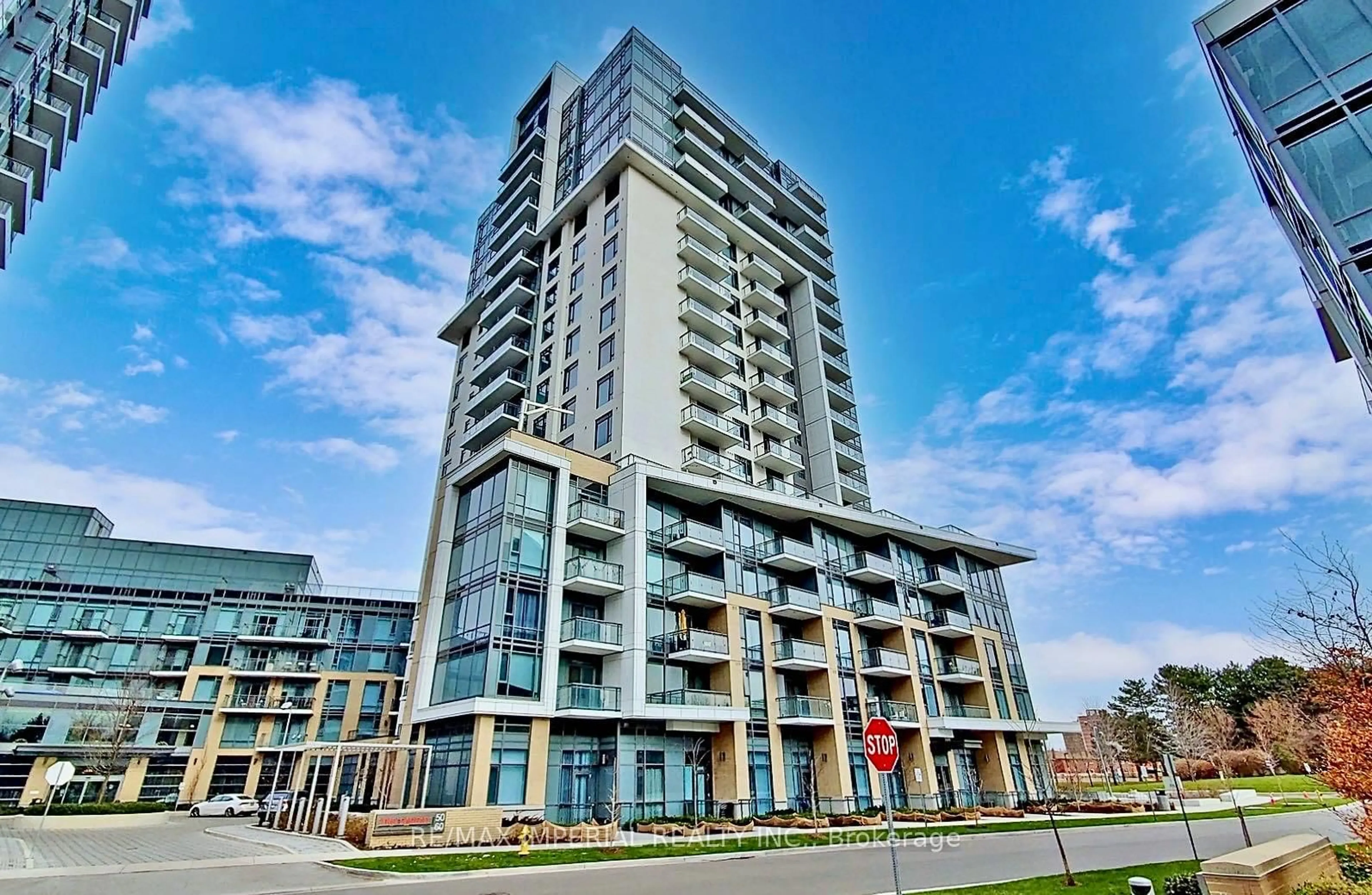 A pic from outside/outdoor area/front of a property/back of a property/a pic from drone, building for 60 Ann O'reilly Rd #PH63, Toronto Ontario M2J 0C9