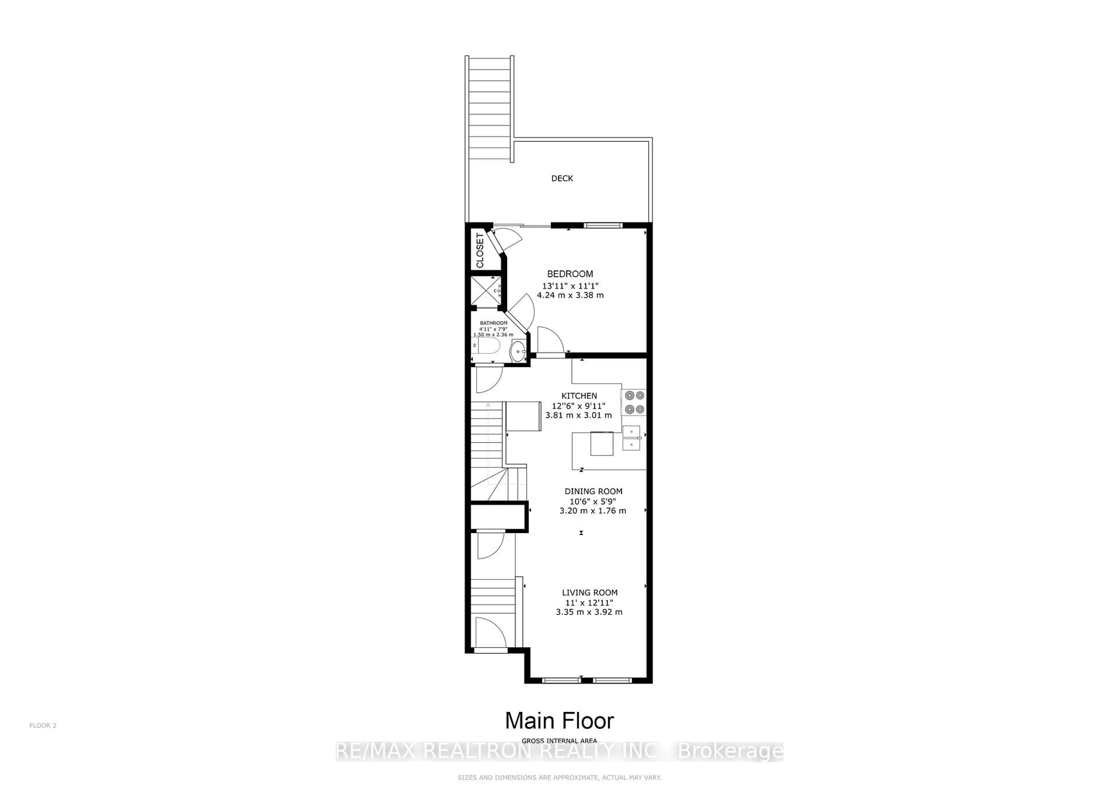 Floor plan for 5 Rodeo Crt, Toronto Ontario M2M 4M3