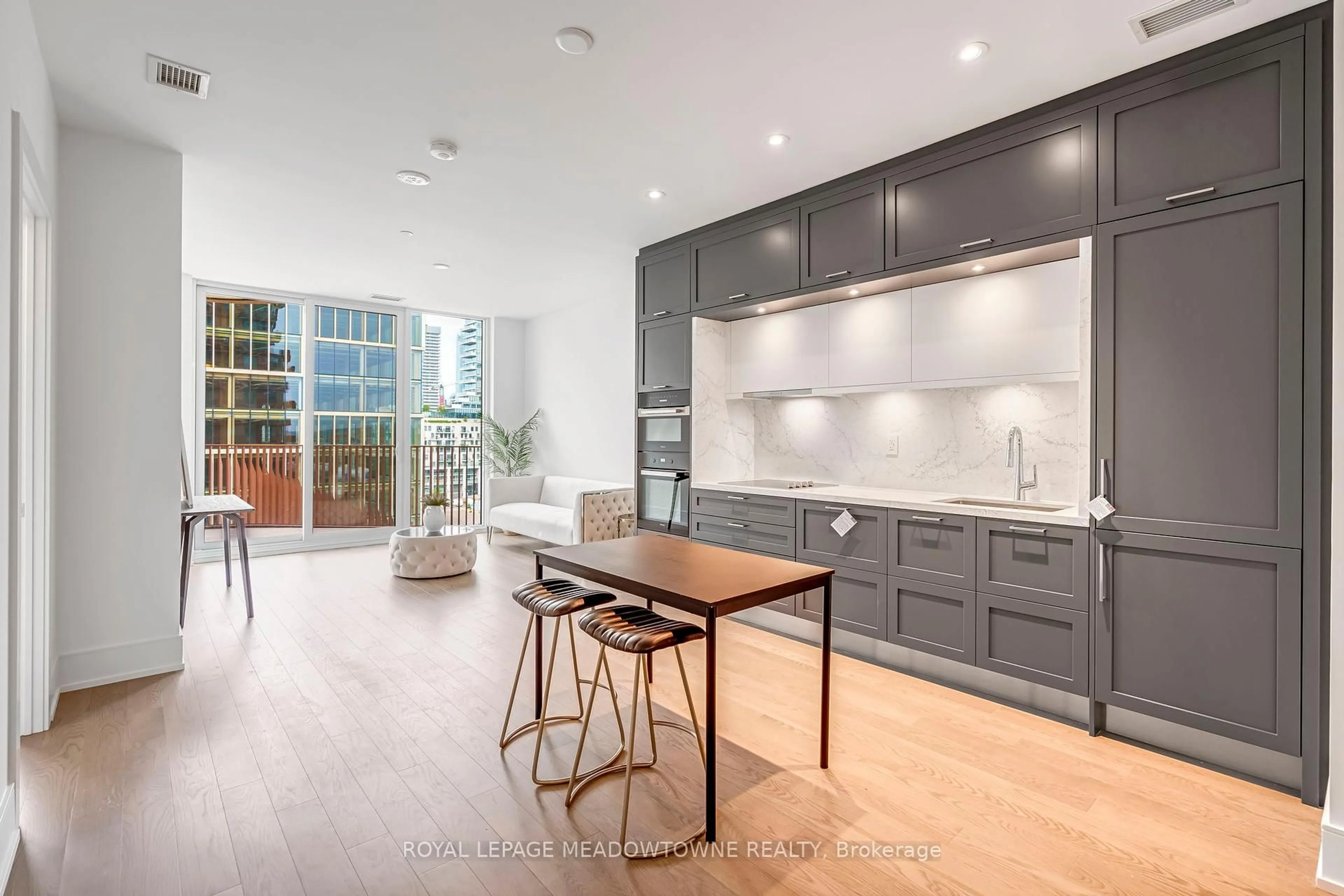 Open concept kitchen, unknown for 155 Merchants' Wharf #826, Toronto Ontario M5A 0Y4