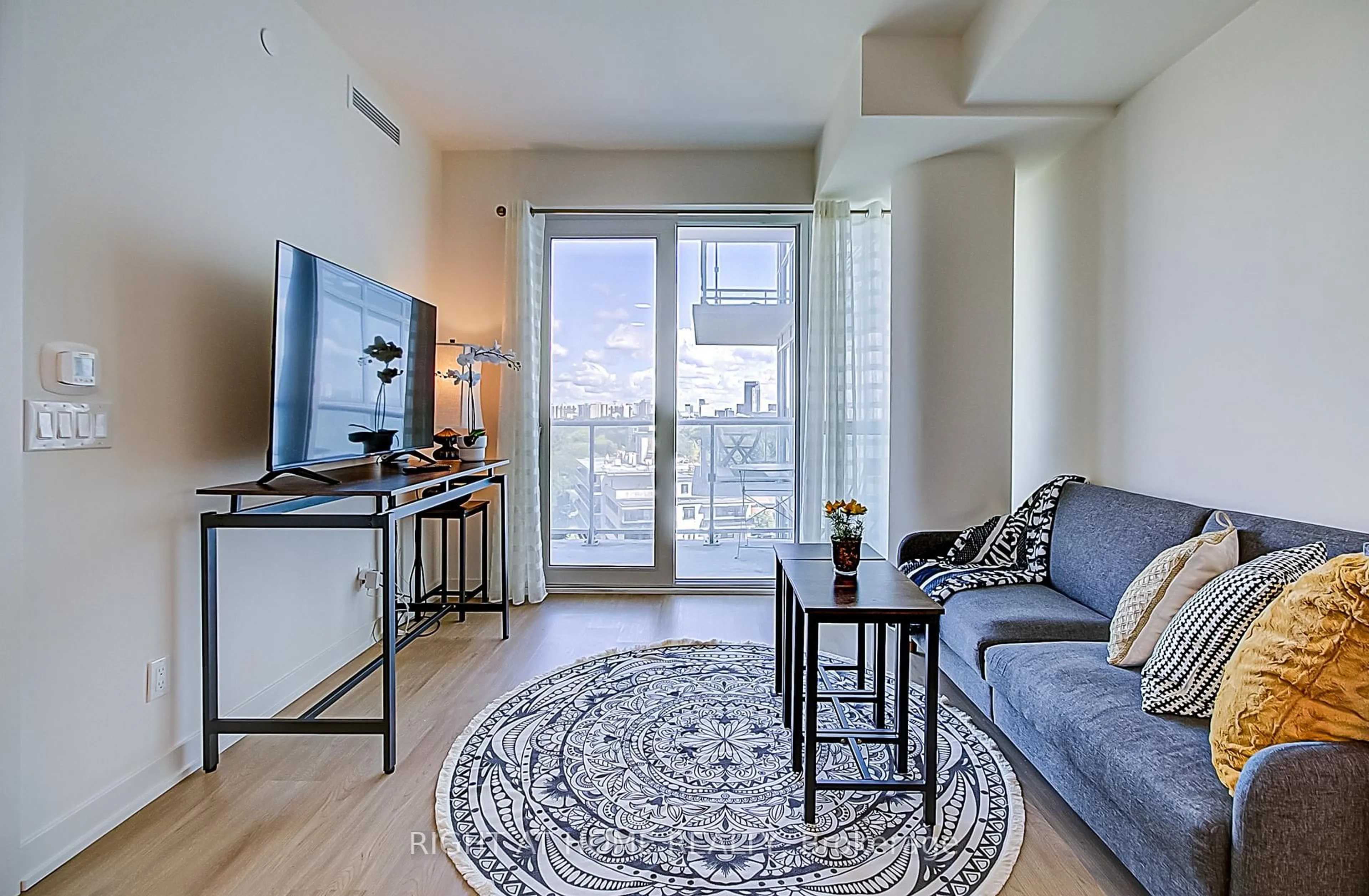 Living room with furniture, unknown for 10 Deerlick Crt #1107, Toronto Ontario M3A 0A7