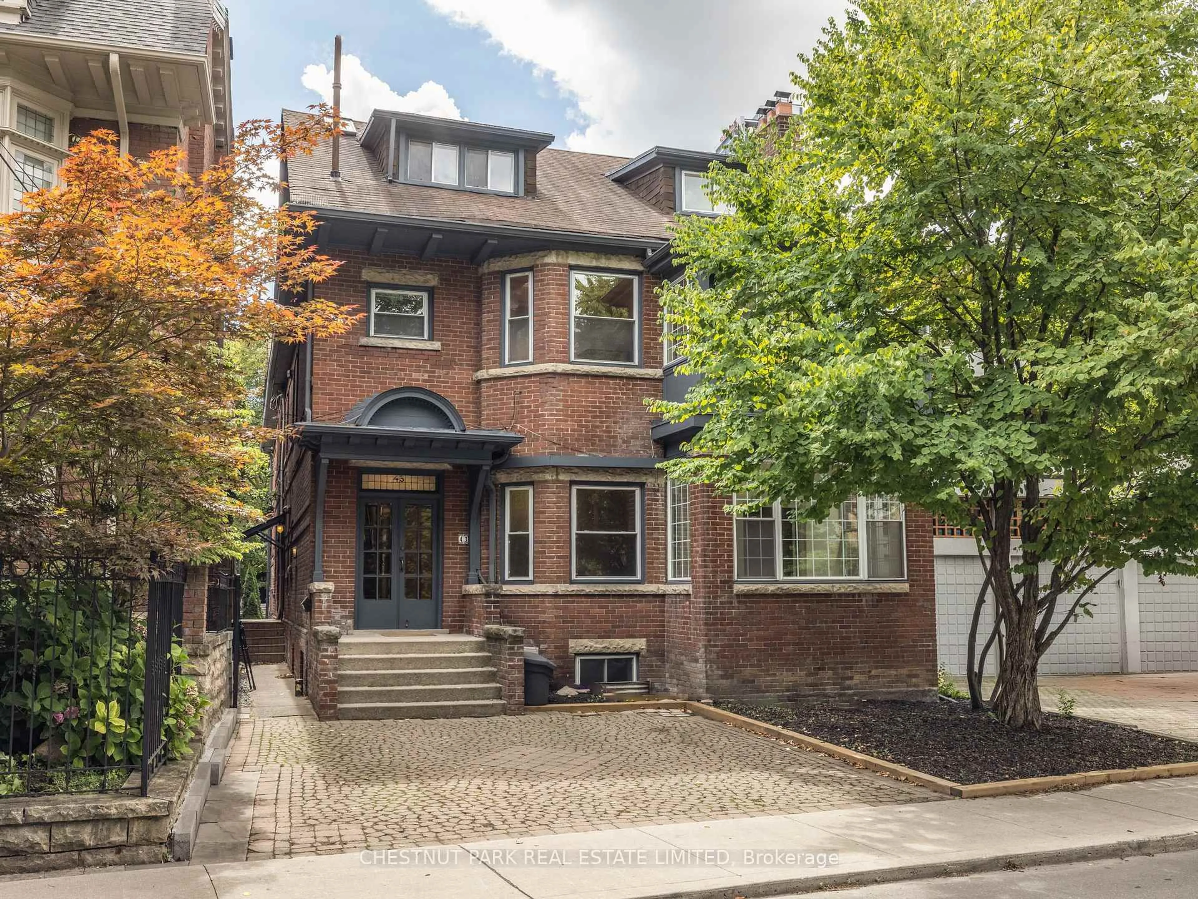 Home with brick exterior material, street for 4 Maple Ave, Toronto Ontario M4W 2T6