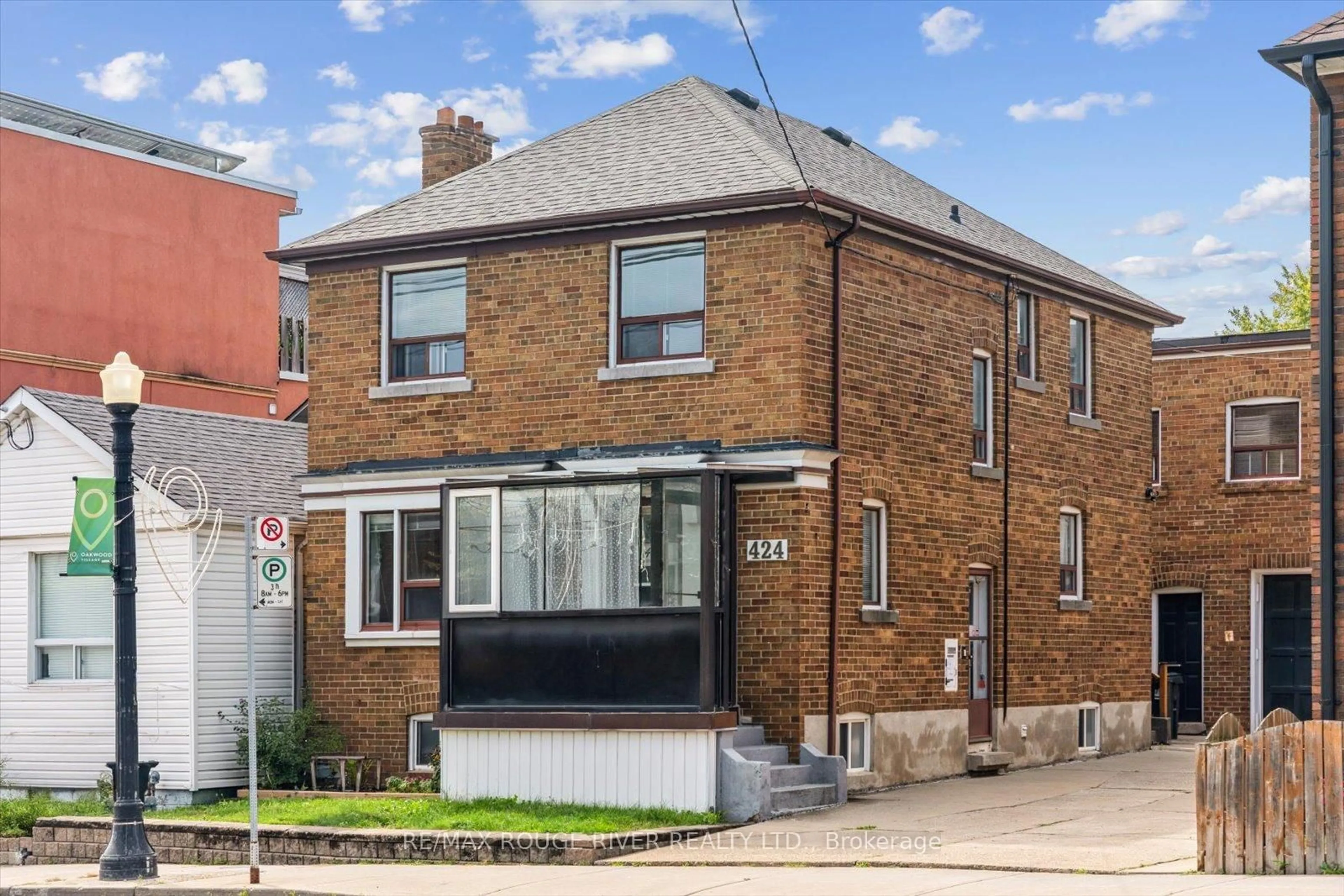 Home with brick exterior material, street for 424 Oakwood Ave, Toronto Ontario M6E 2W3