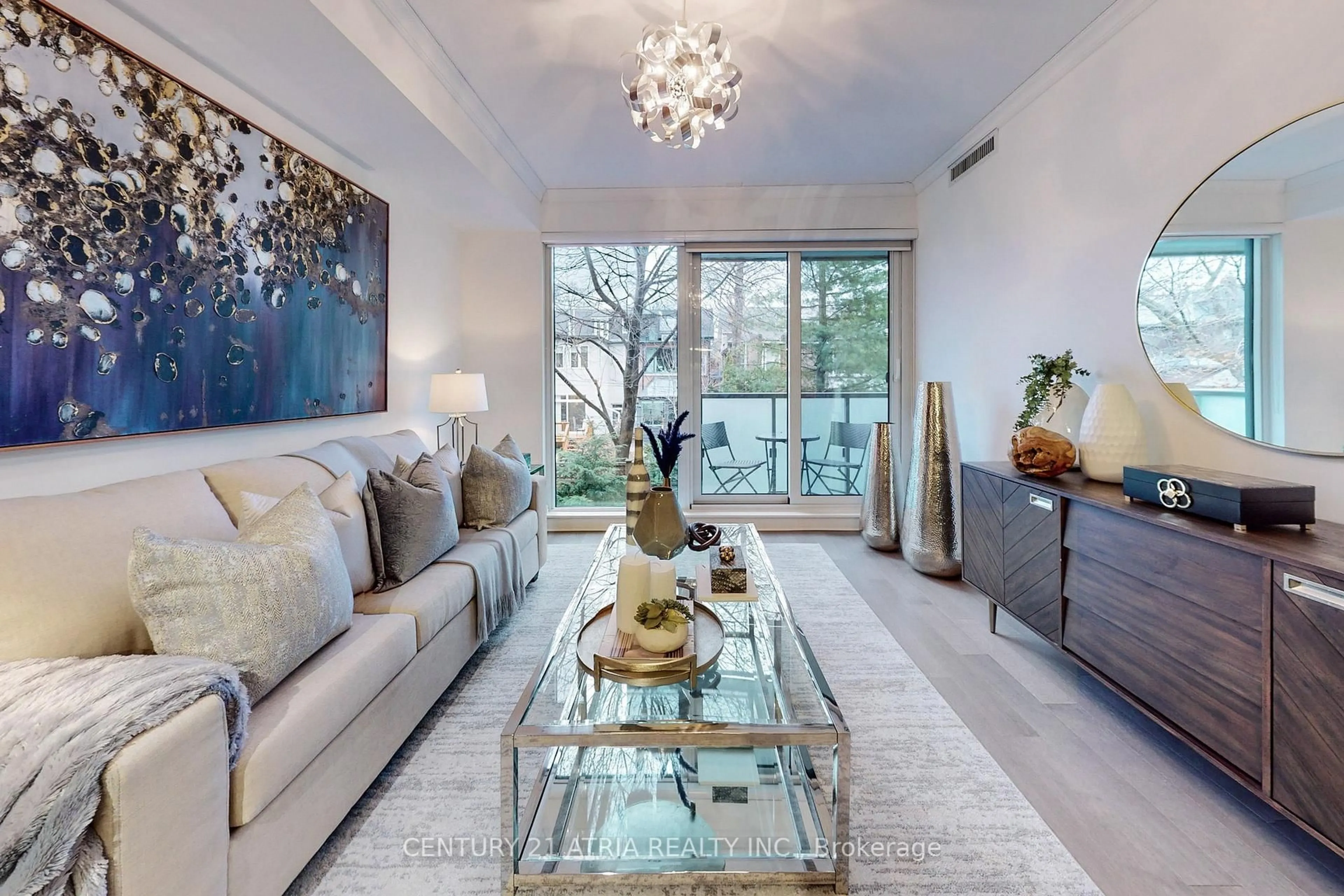 Living room with furniture, unknown for 128 Pears Ave #305, Toronto Ontario M5R 1T2