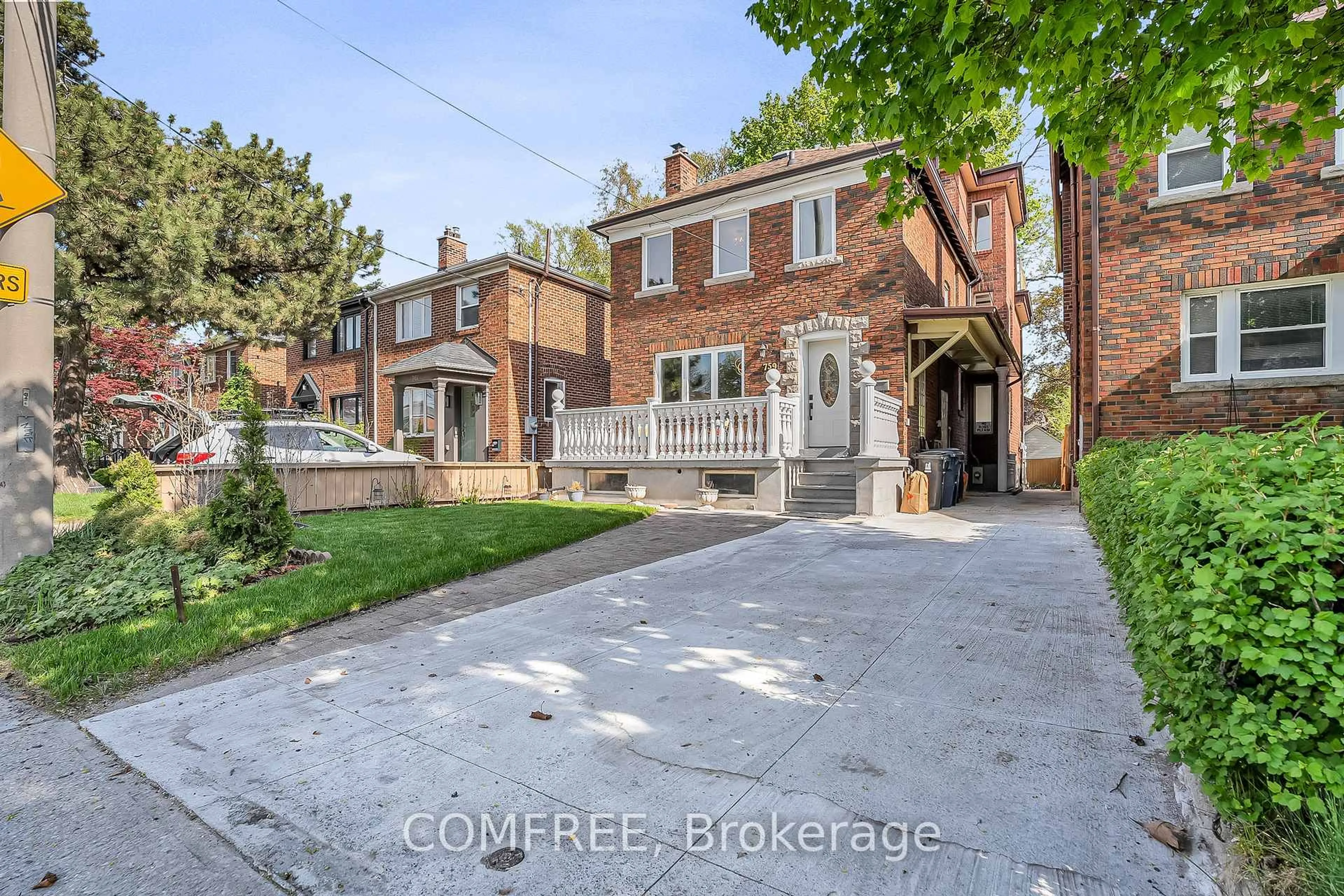 Home with brick exterior material, street for 759 Eglinton Ave, Toronto Ontario M4G 2K8