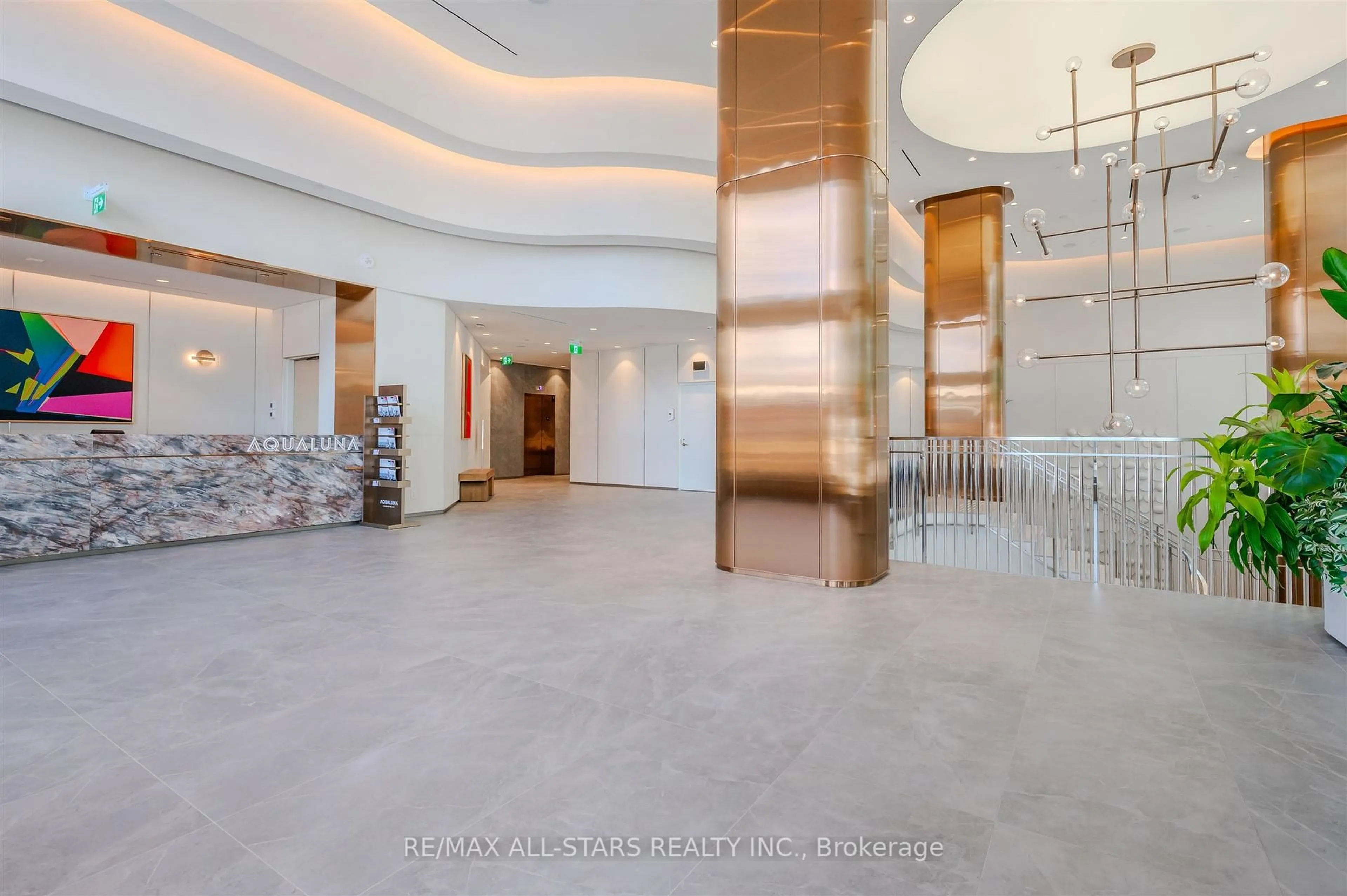 Lobby for 155 Merchants Wharf #1328, Toronto Ontario M5A 0Y4