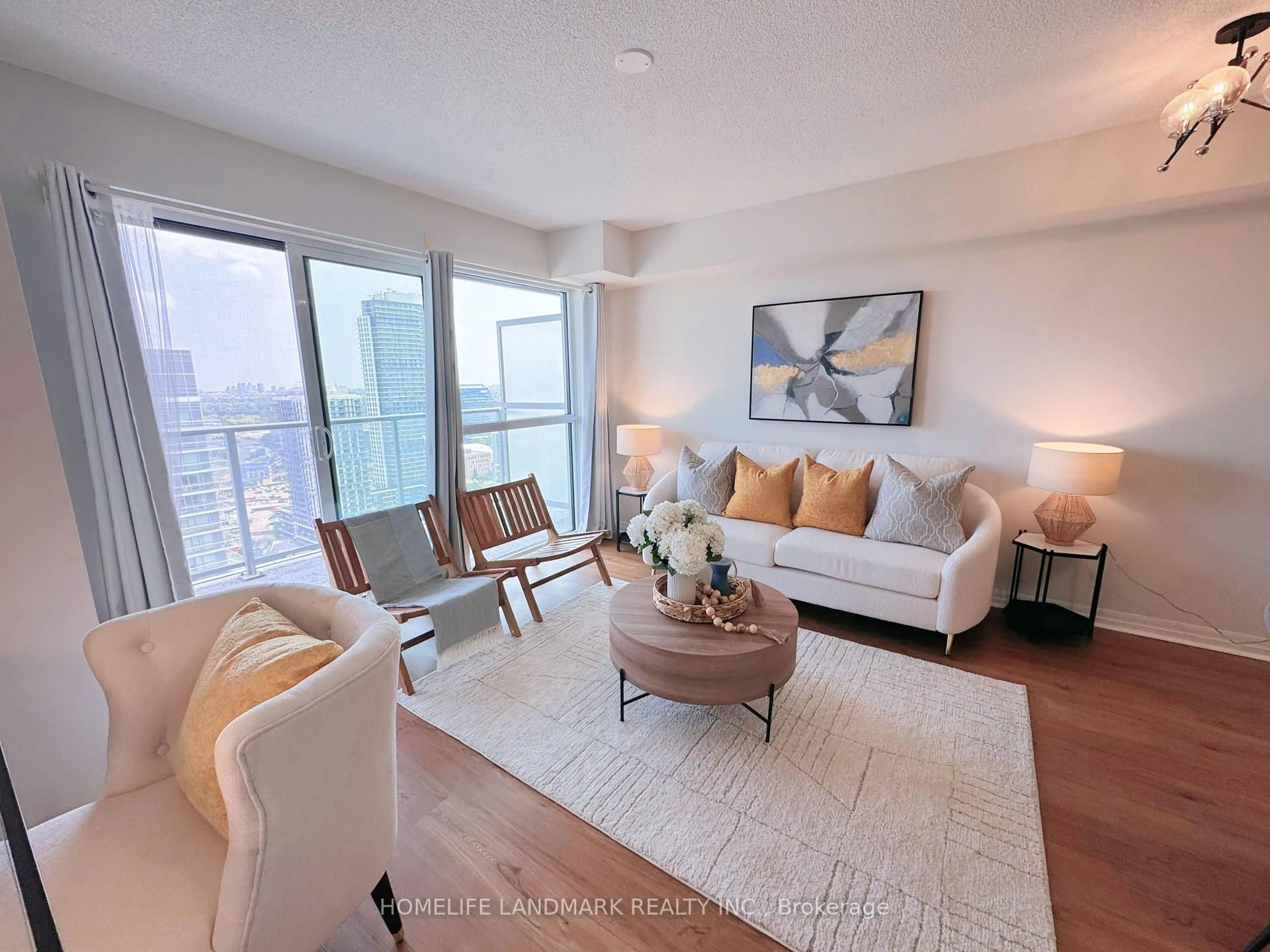 Living room with furniture, unknown for 275 Yorkland Rd #2906, Toronto Ontario M2J 0B4