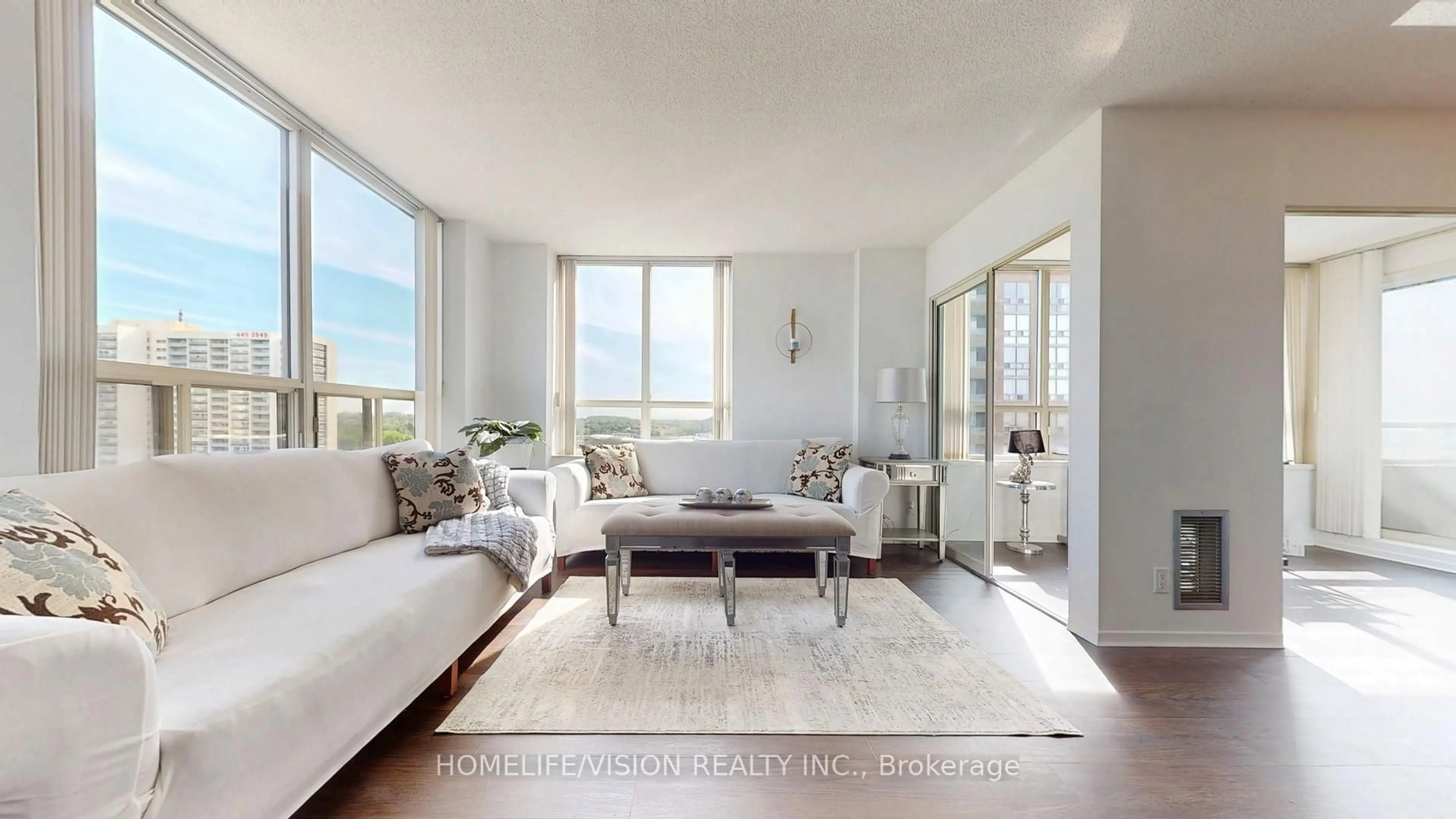 Living room with furniture, unknown for 205 Wynford Dr #1706, Toronto Ontario M3C 3P4
