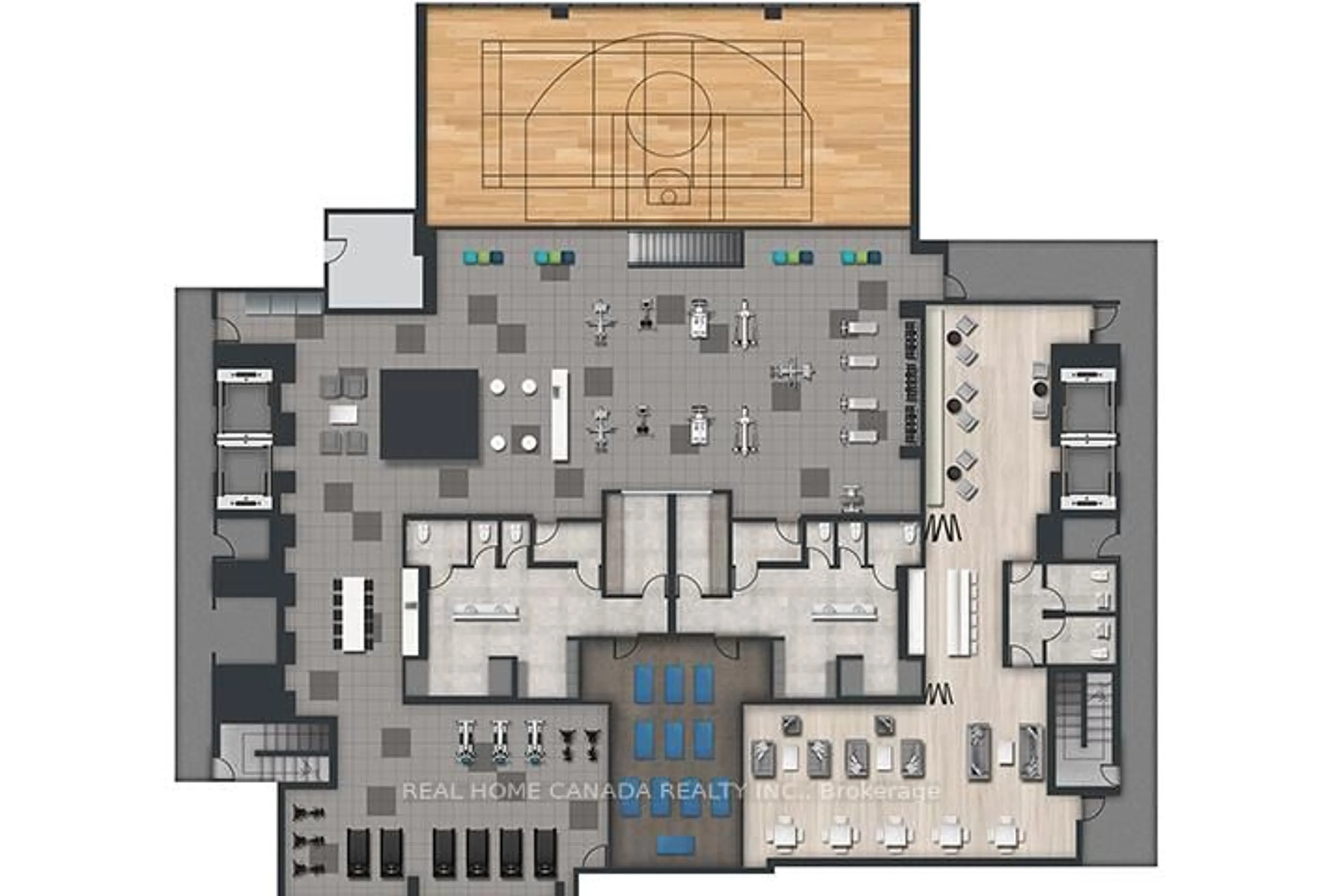 Floor plan for 195 Redpath Ave #2607, Toronto Ontario M4P 0E4