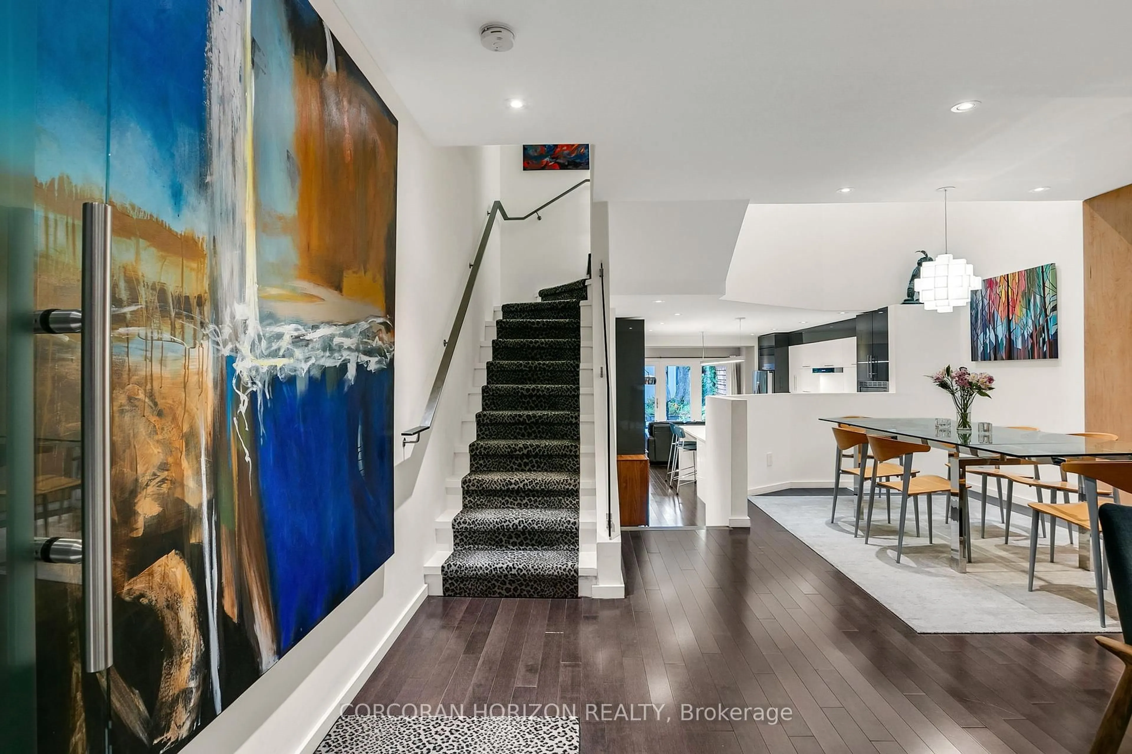 Indoor foyer for 30 Sword St, Toronto Ontario M5A 3N2