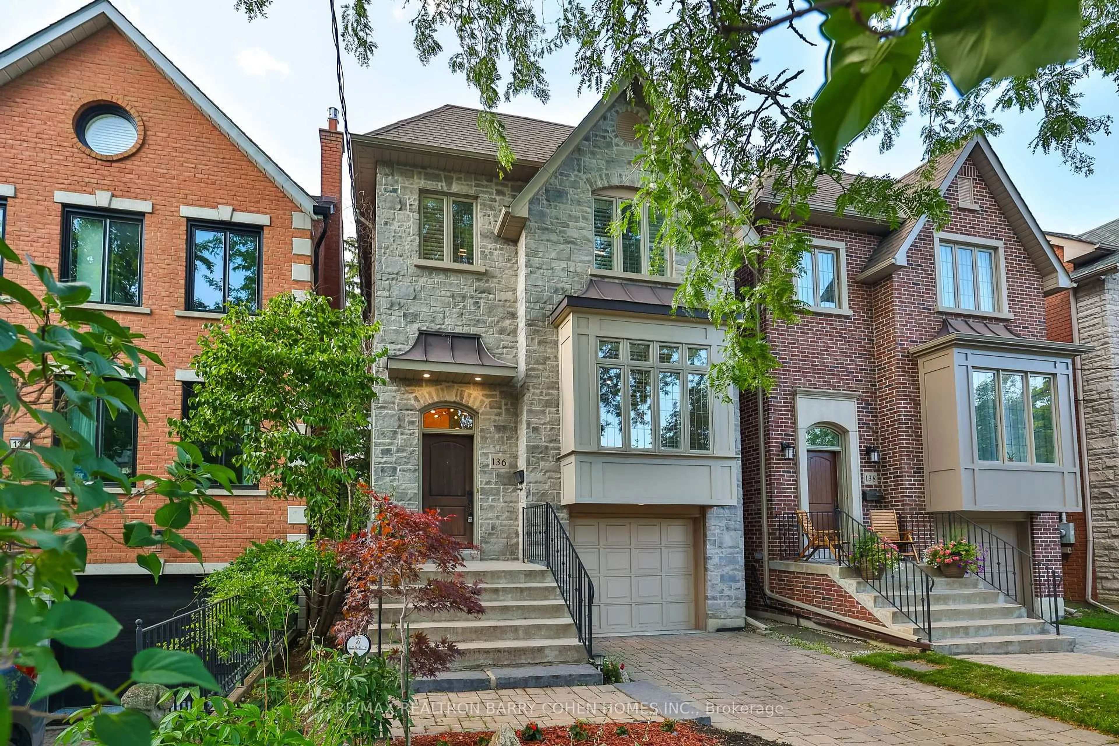 Home with brick exterior material, street for 136 Bowood Ave, Toronto Ontario M4N 1Y5