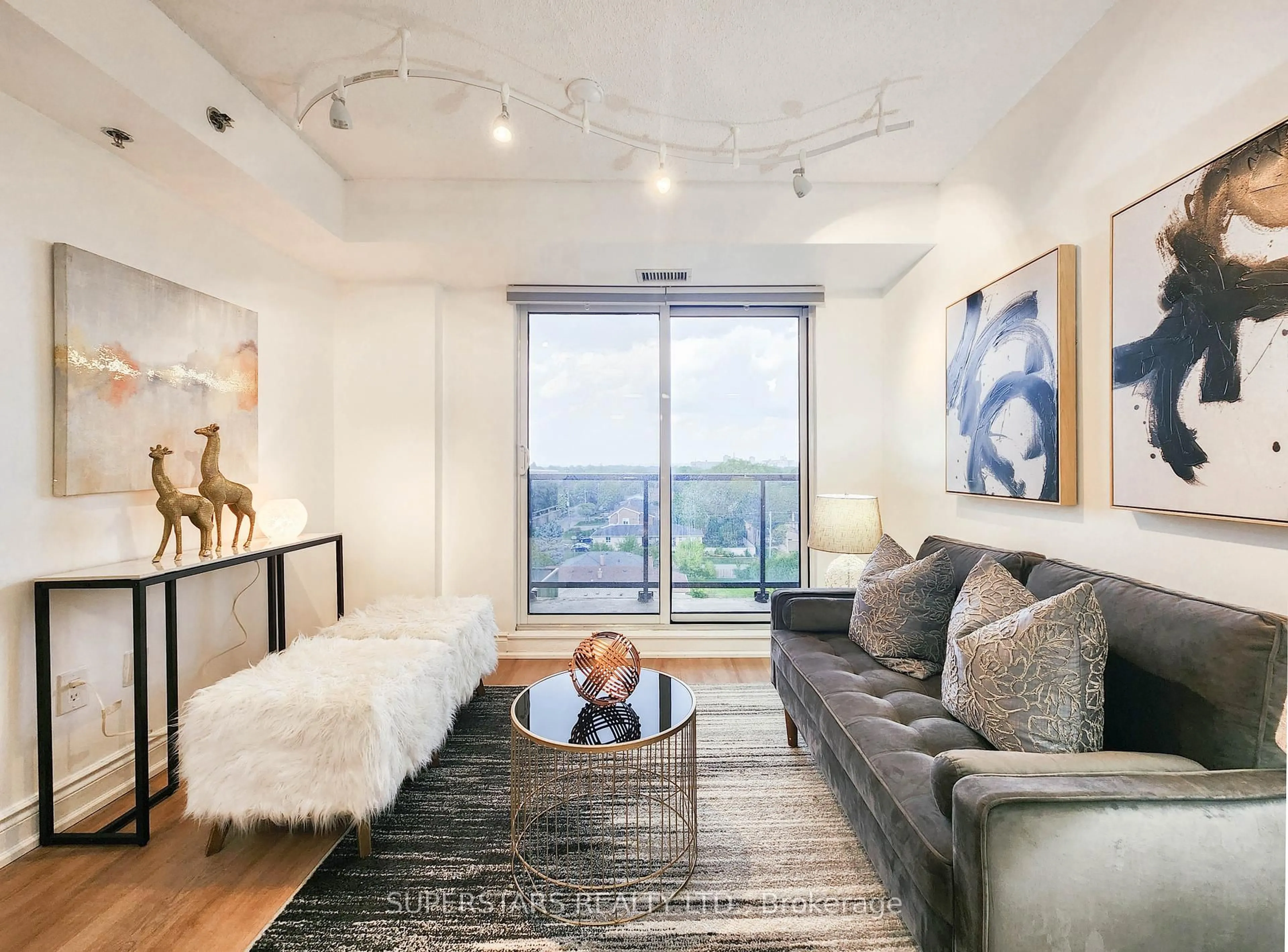 Living room with furniture, unknown for 760 Sheppard Ave #701, Toronto Ontario M3H 2S8