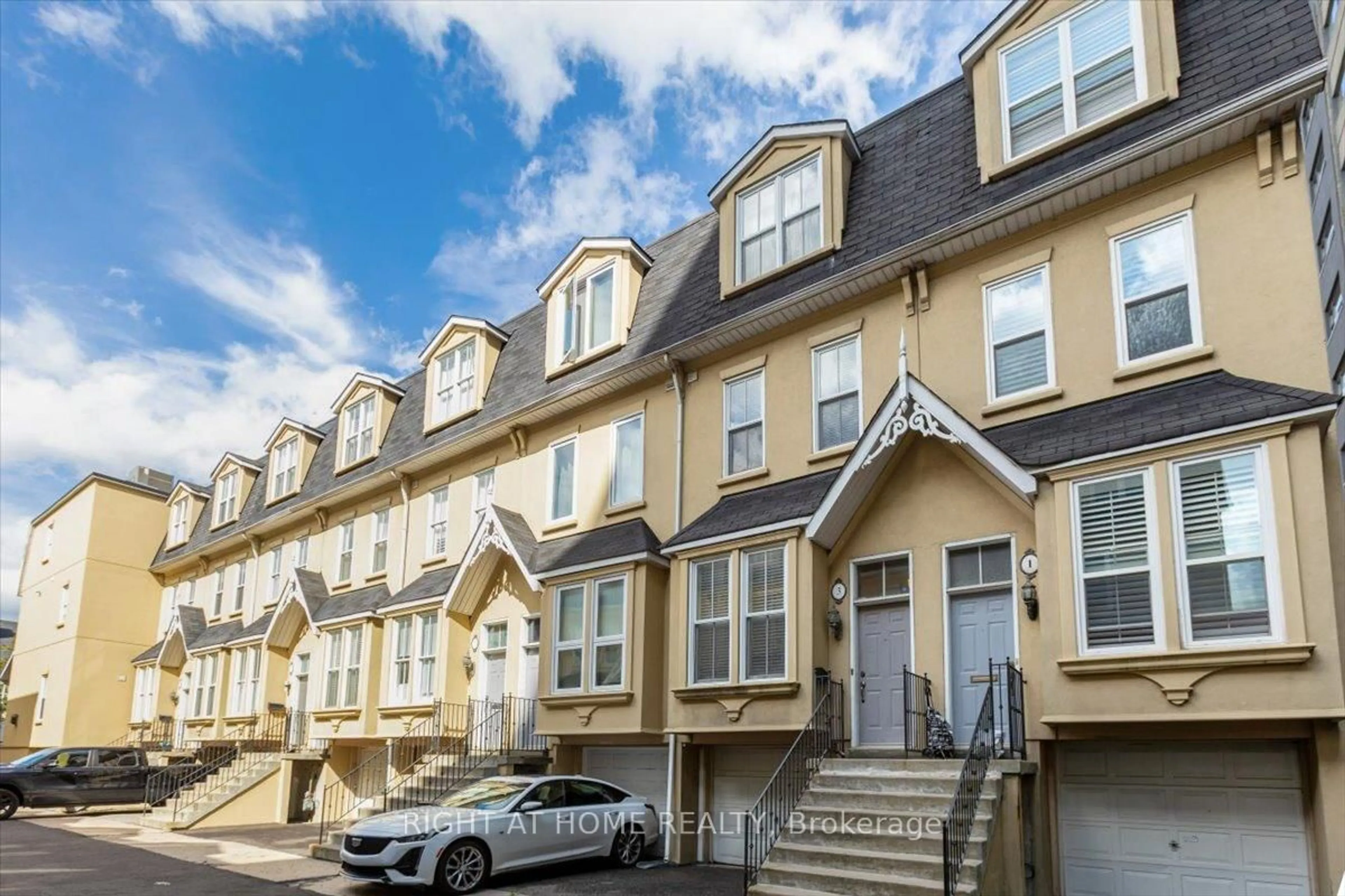 A pic from outside/outdoor area/front of a property/back of a property/a pic from drone, street for 3 Joseph Salsberg Lane, Toronto Ontario M6J 3W8