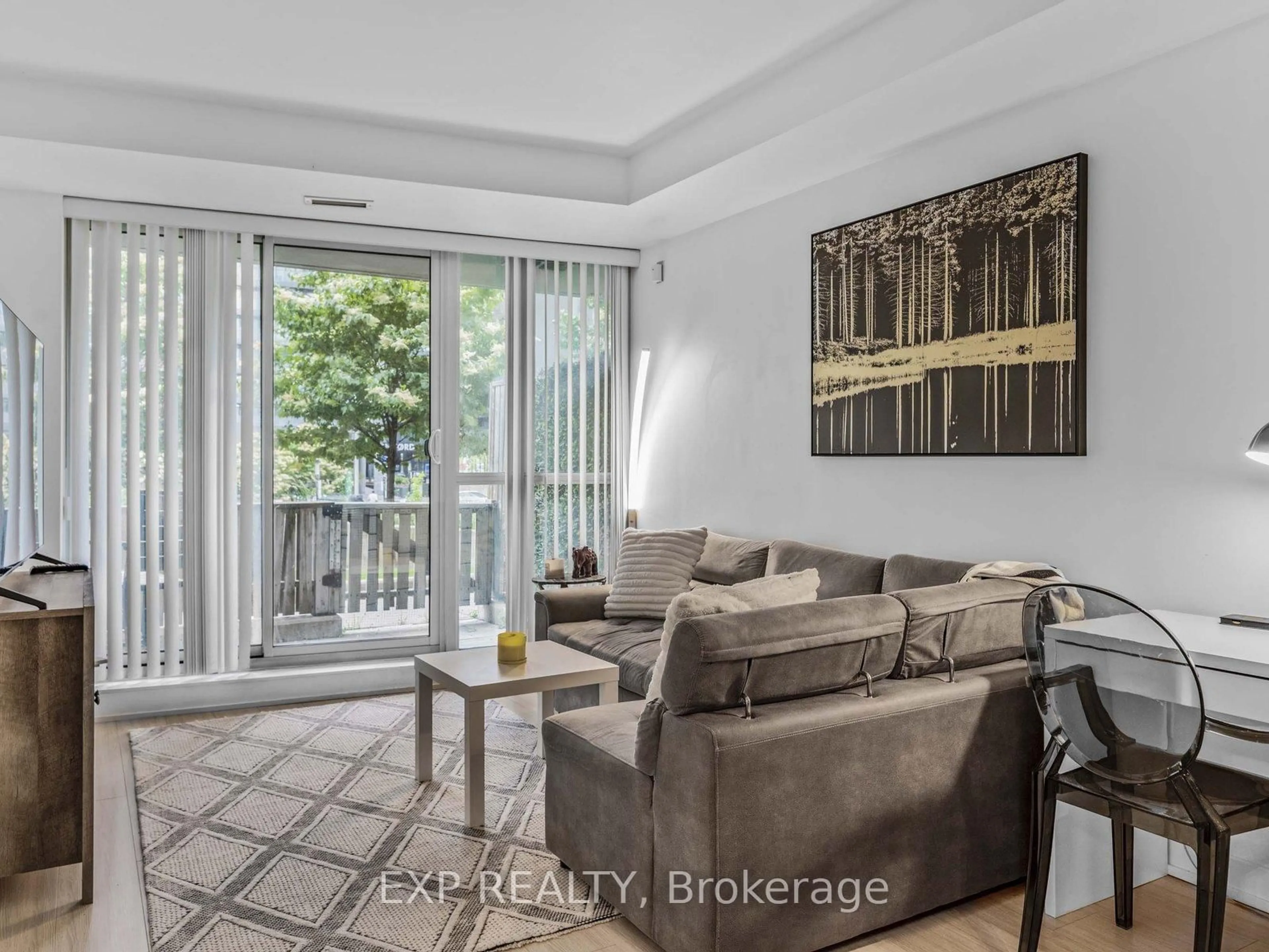 Living room with furniture, unknown for 75 Queens Wharf Rd #116, Toronto Ontario M5V 0J8
