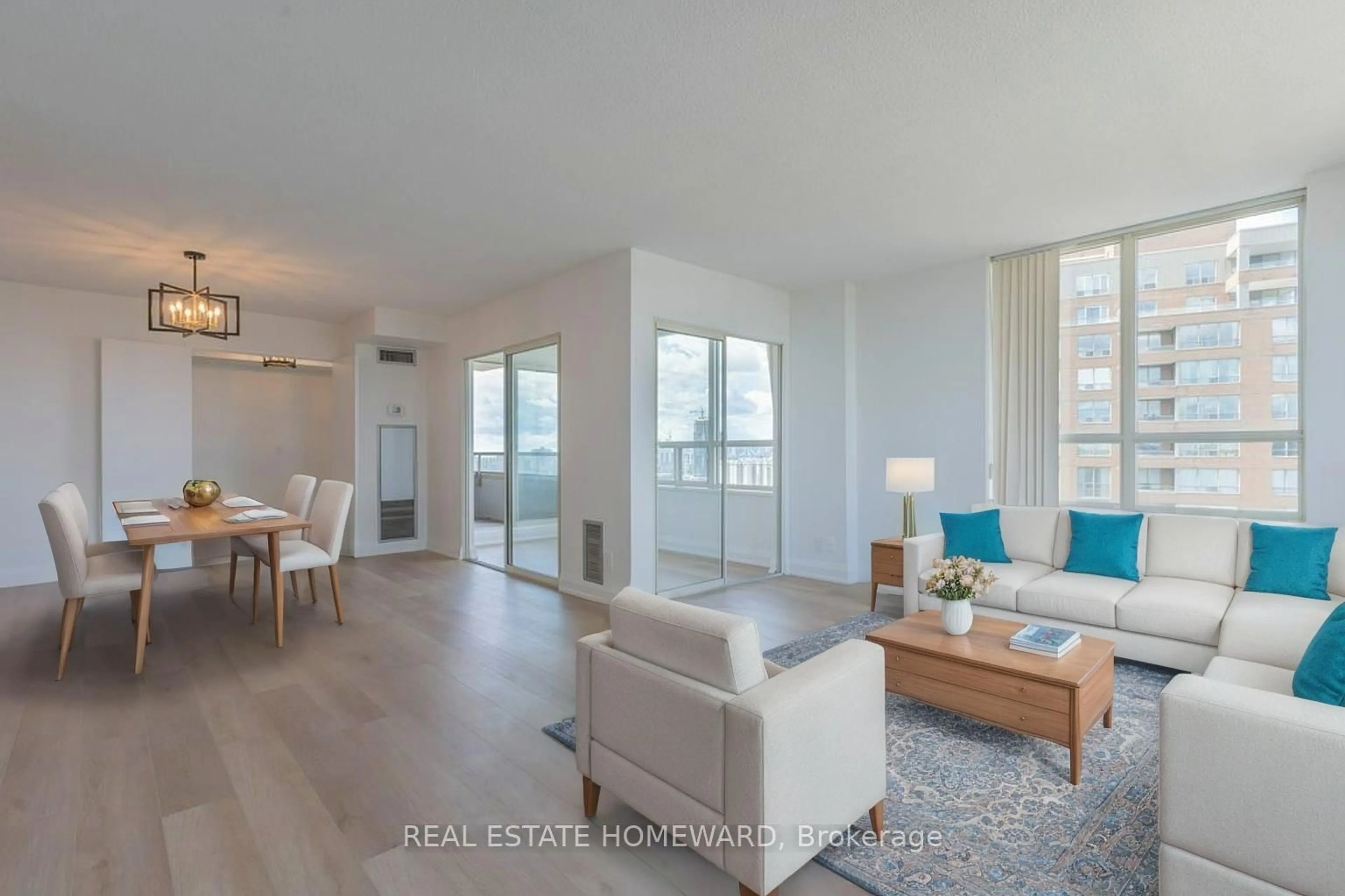 Living room with furniture, unknown for 205 Wynford Dr ##2501, Toronto Ontario M3C 3P4