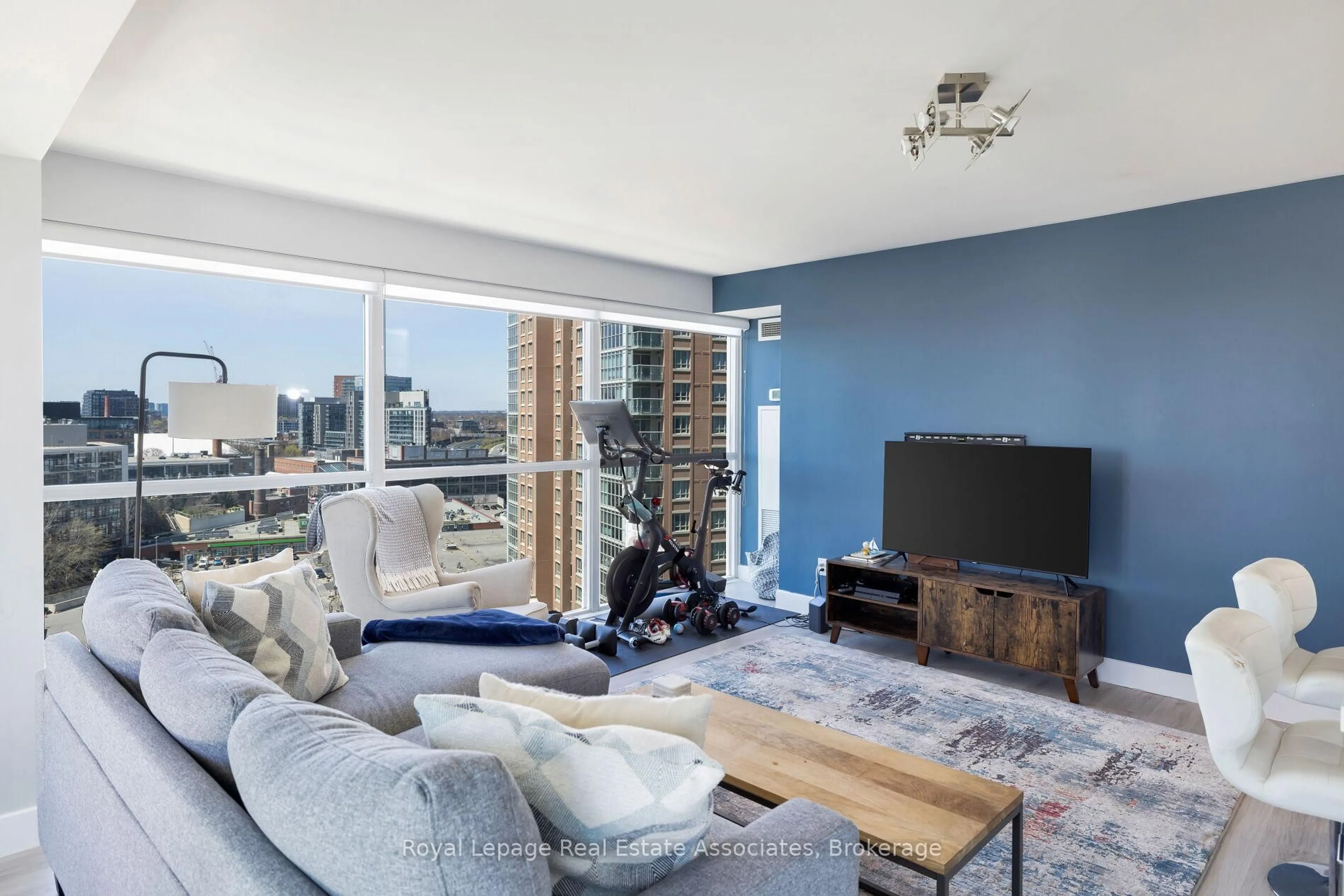 Living room with furniture, unknown for 100 Western Battery Rd #1203, Toronto Ontario M6K 3S2