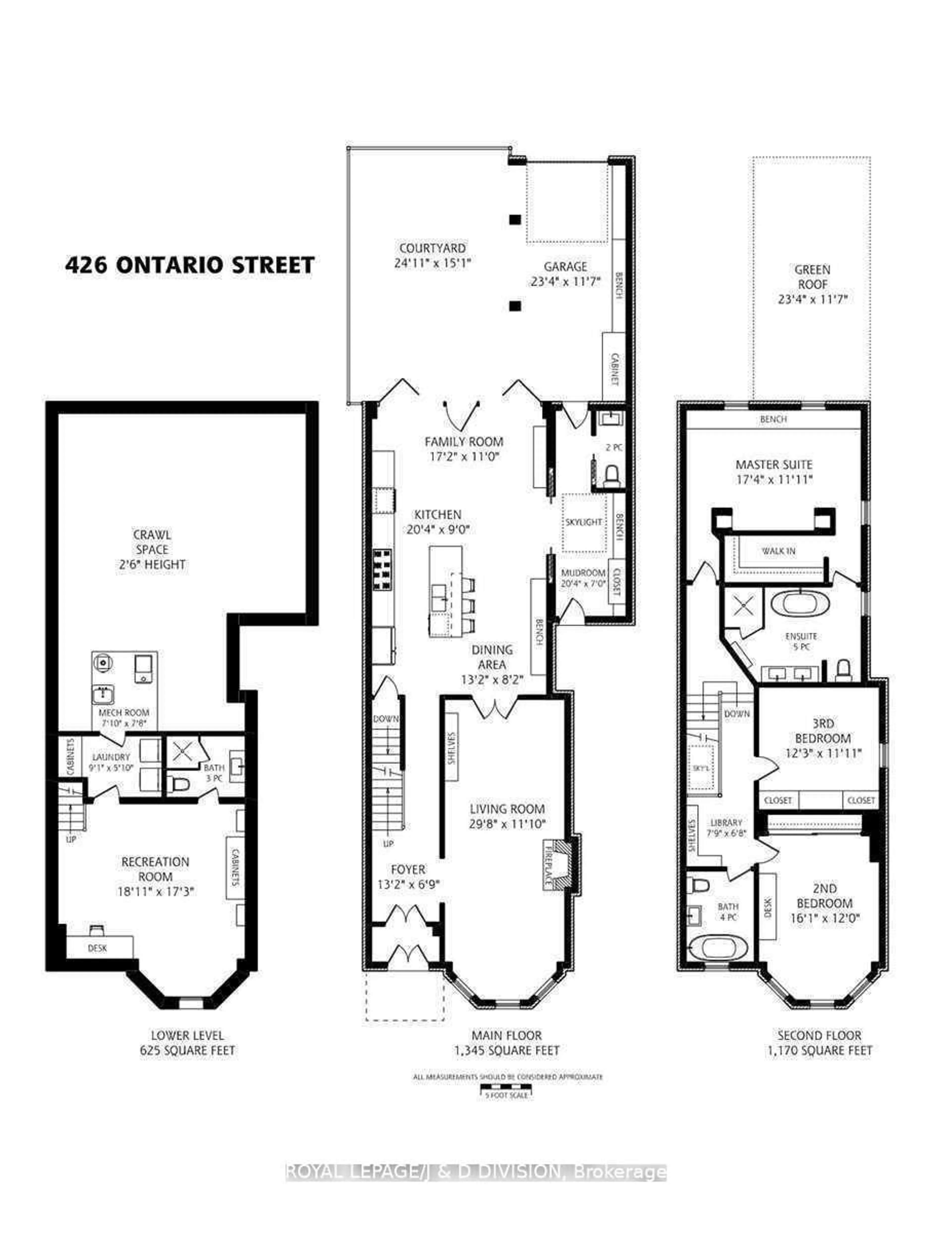 Floor plan for 426 Ontario St, Toronto Ontario M5A 2W1