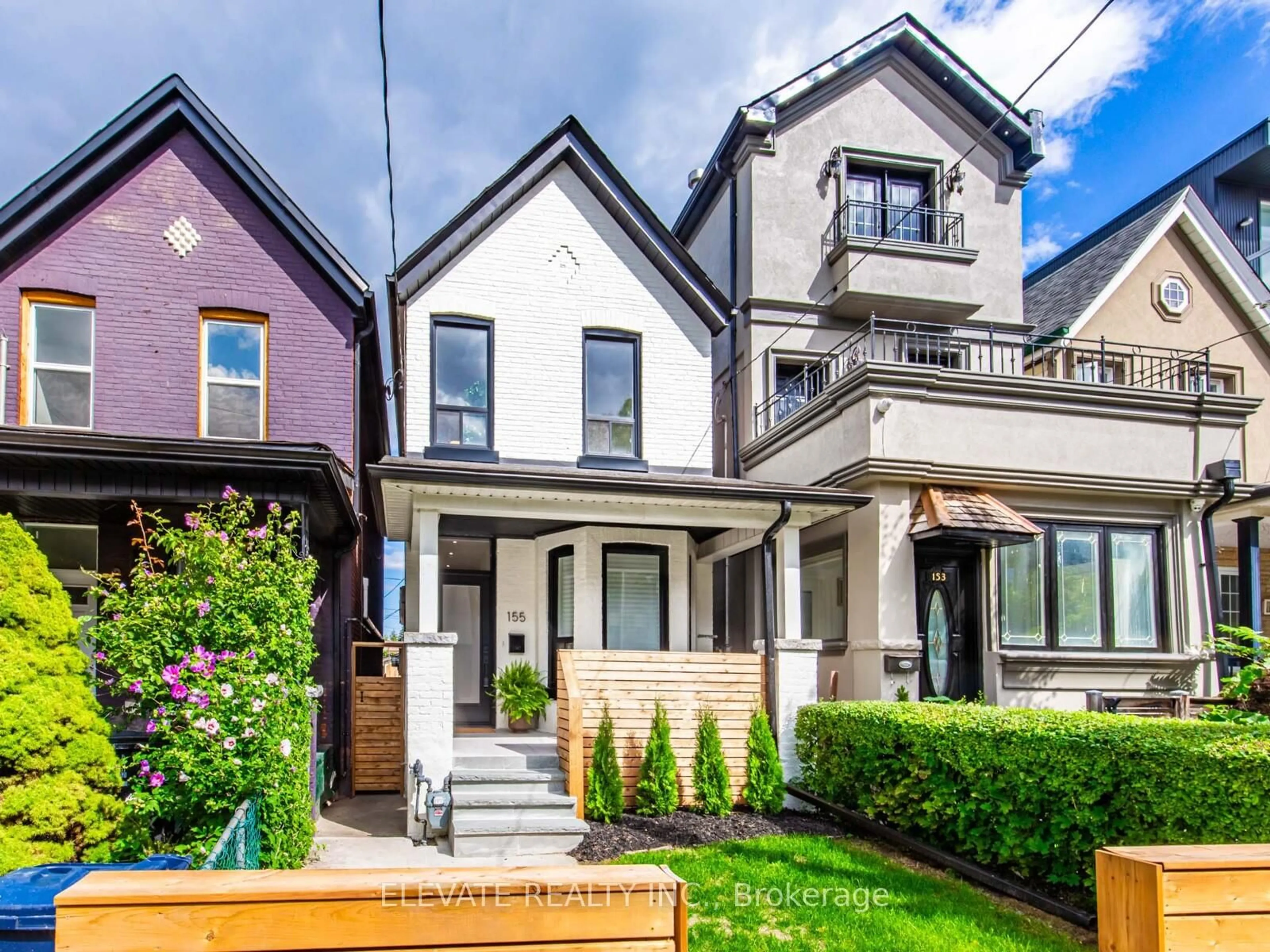 Home with brick exterior material, street for 155 St Clarens Ave, Toronto Ontario M6K 2S9