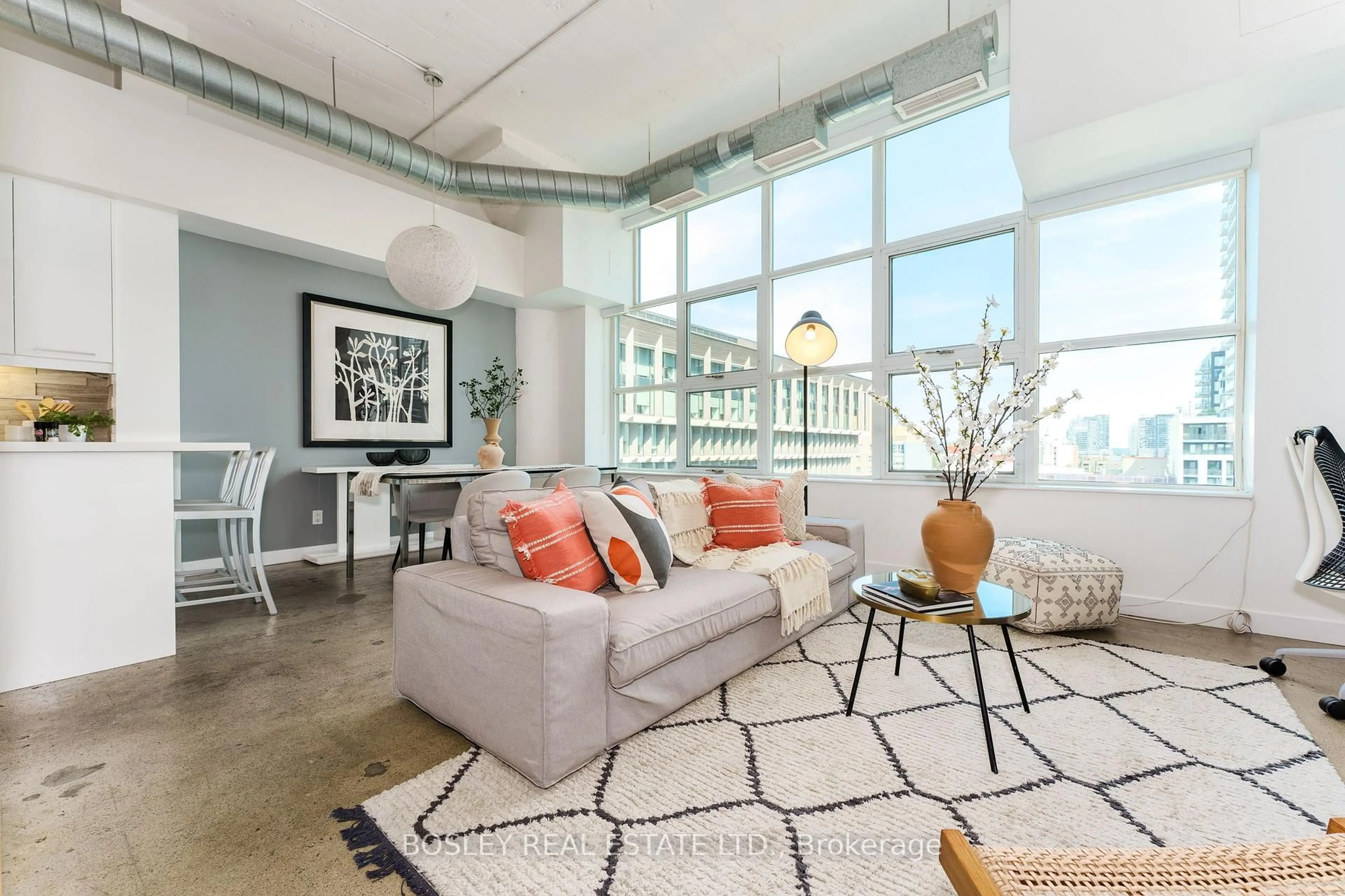 Living room with furniture, unknown for 155 Dalhousie St #748, Toronto Ontario M5B 2P7