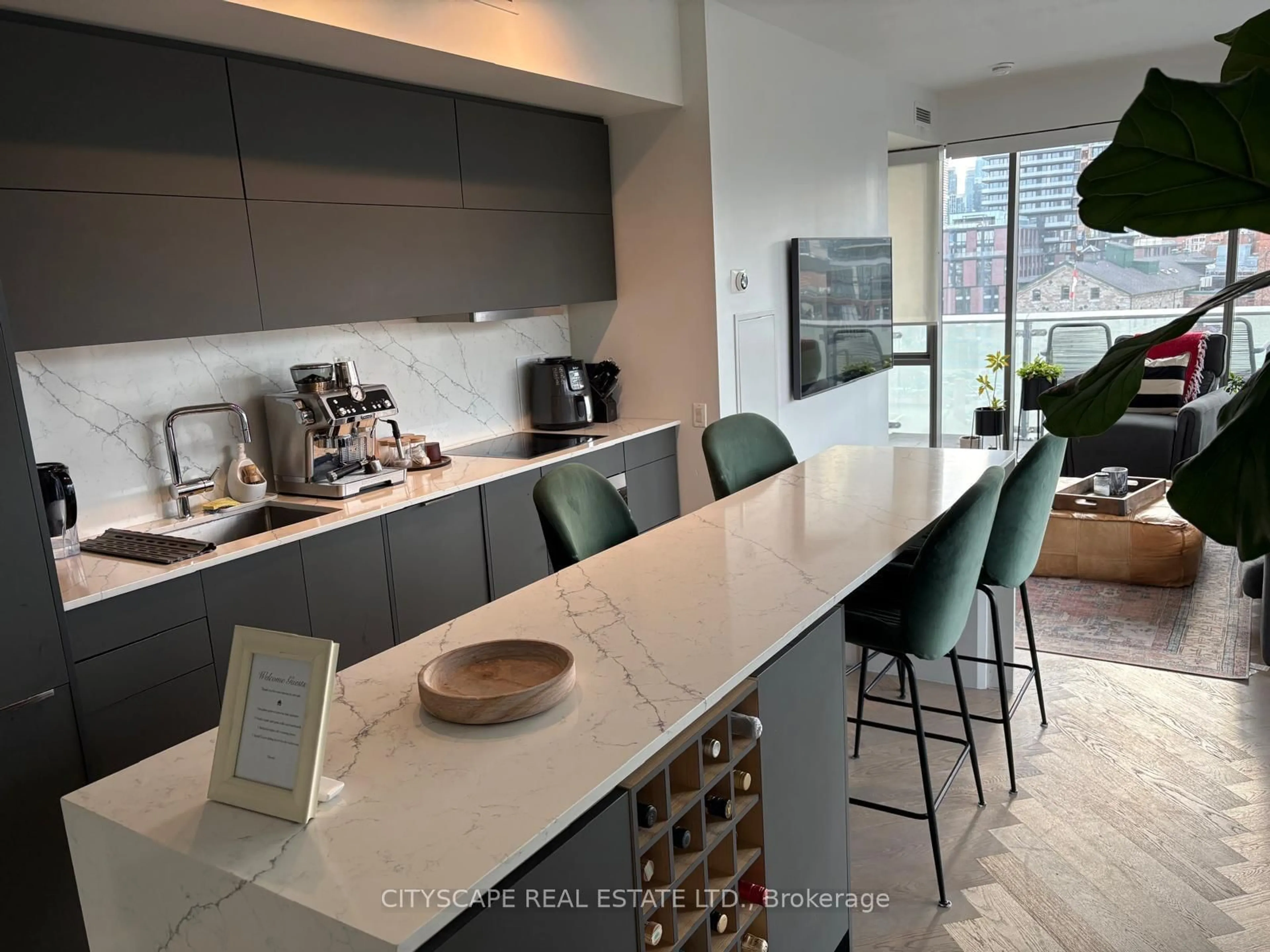 Open concept kitchen, unknown for 70 Distillery Lane #702, Toronto Ontario M5A 0E3
