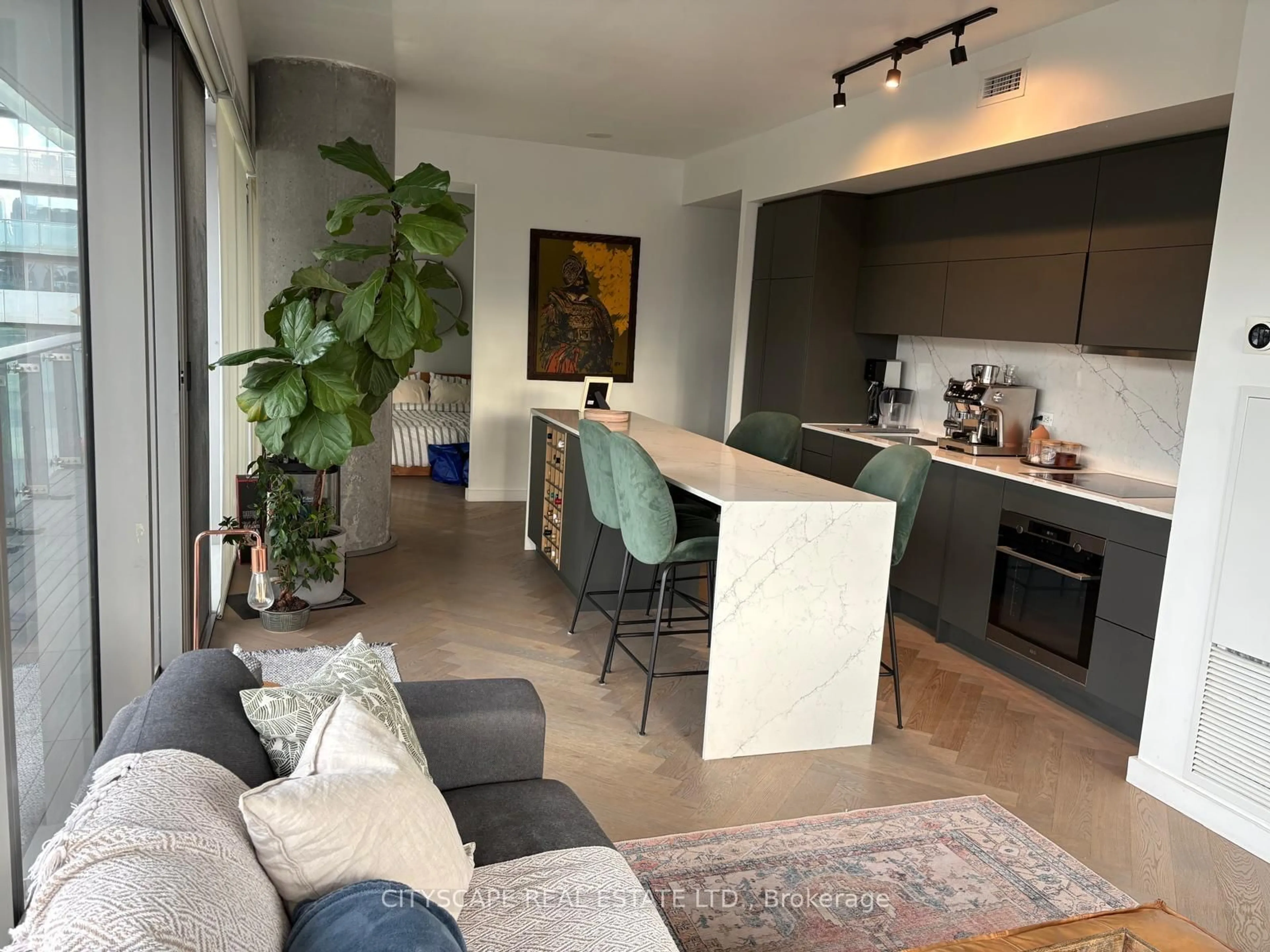 Open concept kitchen, unknown for 70 Distillery Lane #702, Toronto Ontario M5A 0E3