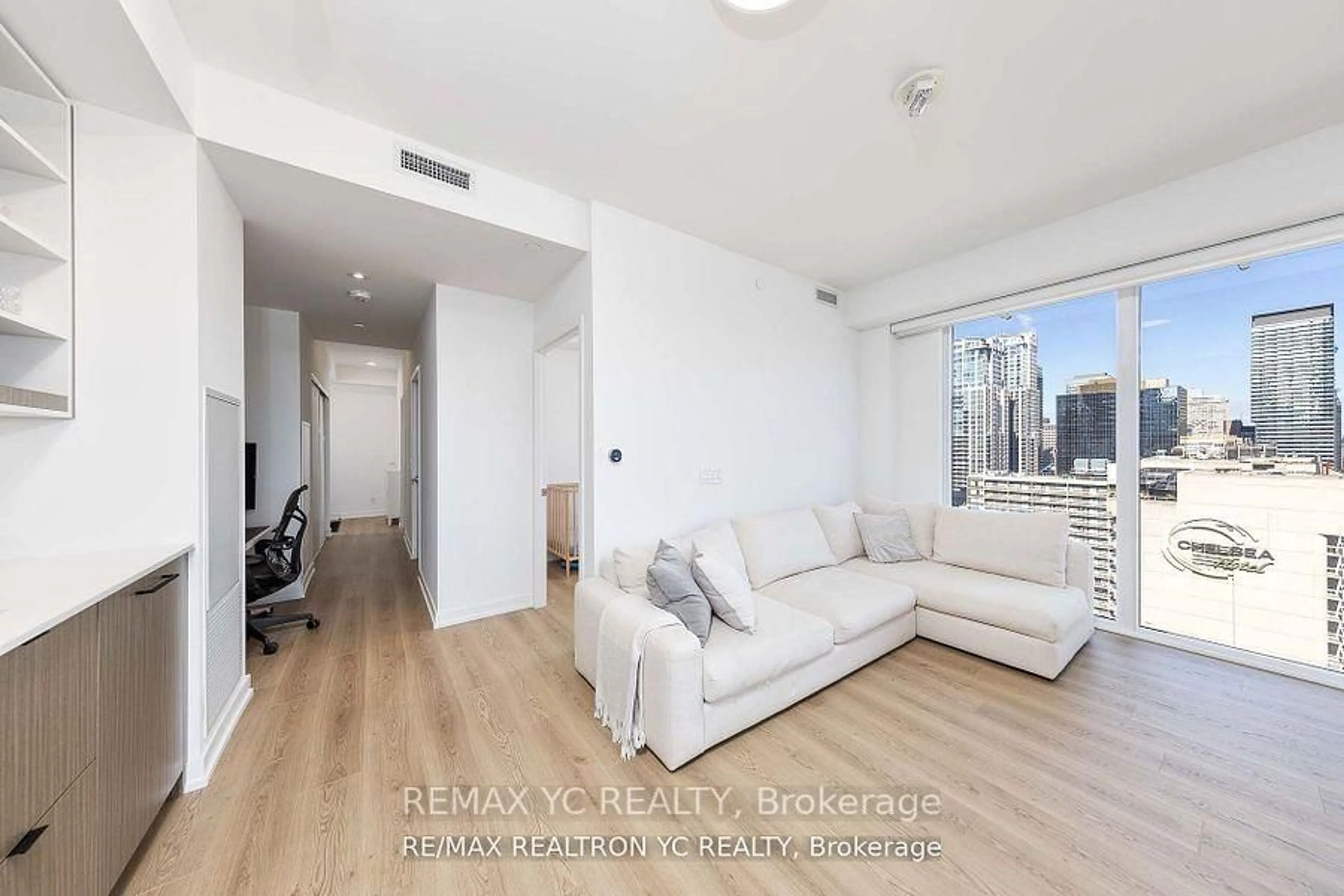 Living room with furniture, unknown for 20 Edward St #2516, Toronto Ontario M5G 0C5