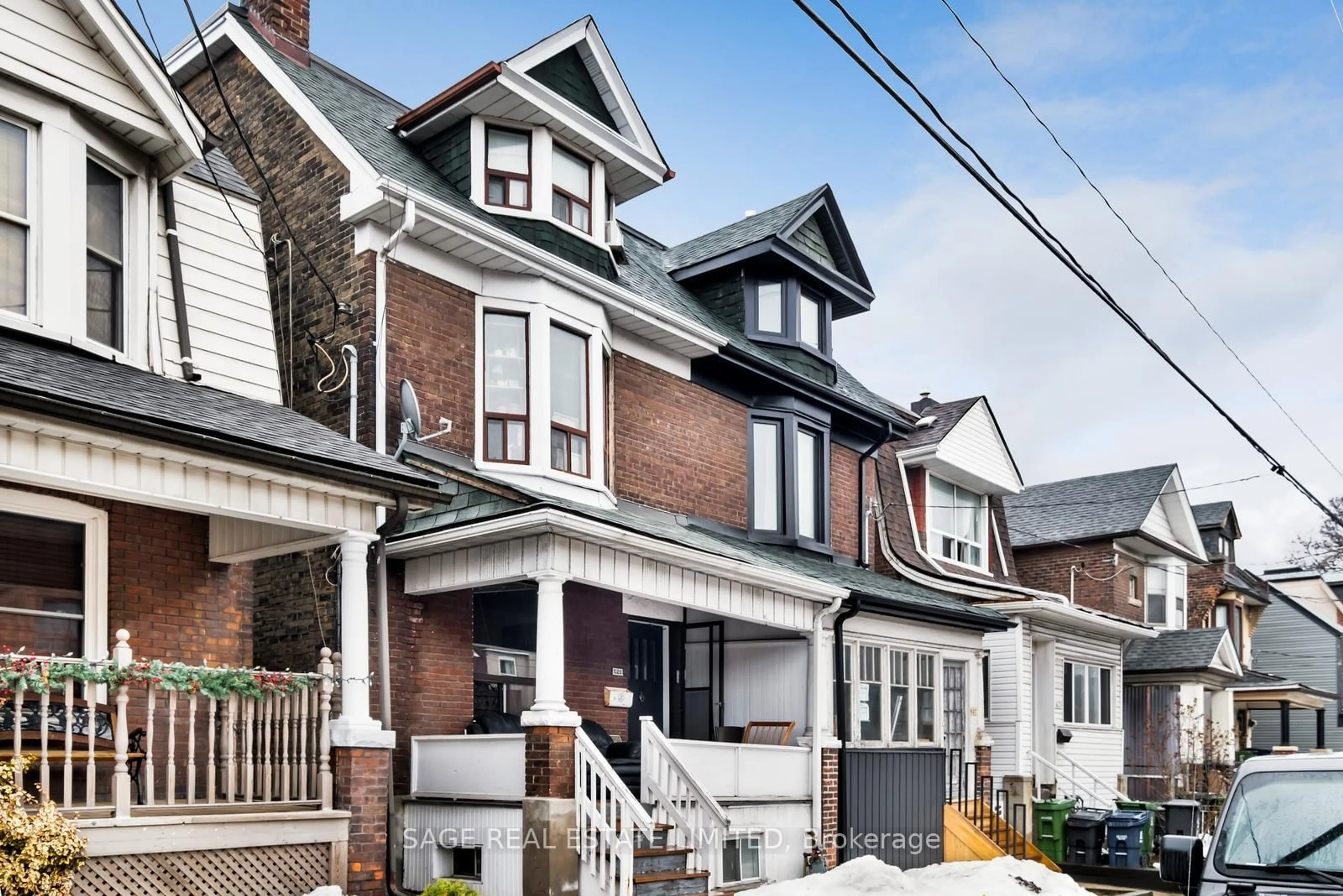 Home with brick exterior material, street for 629 Ossington Ave, Toronto Ontario M6G 3T6