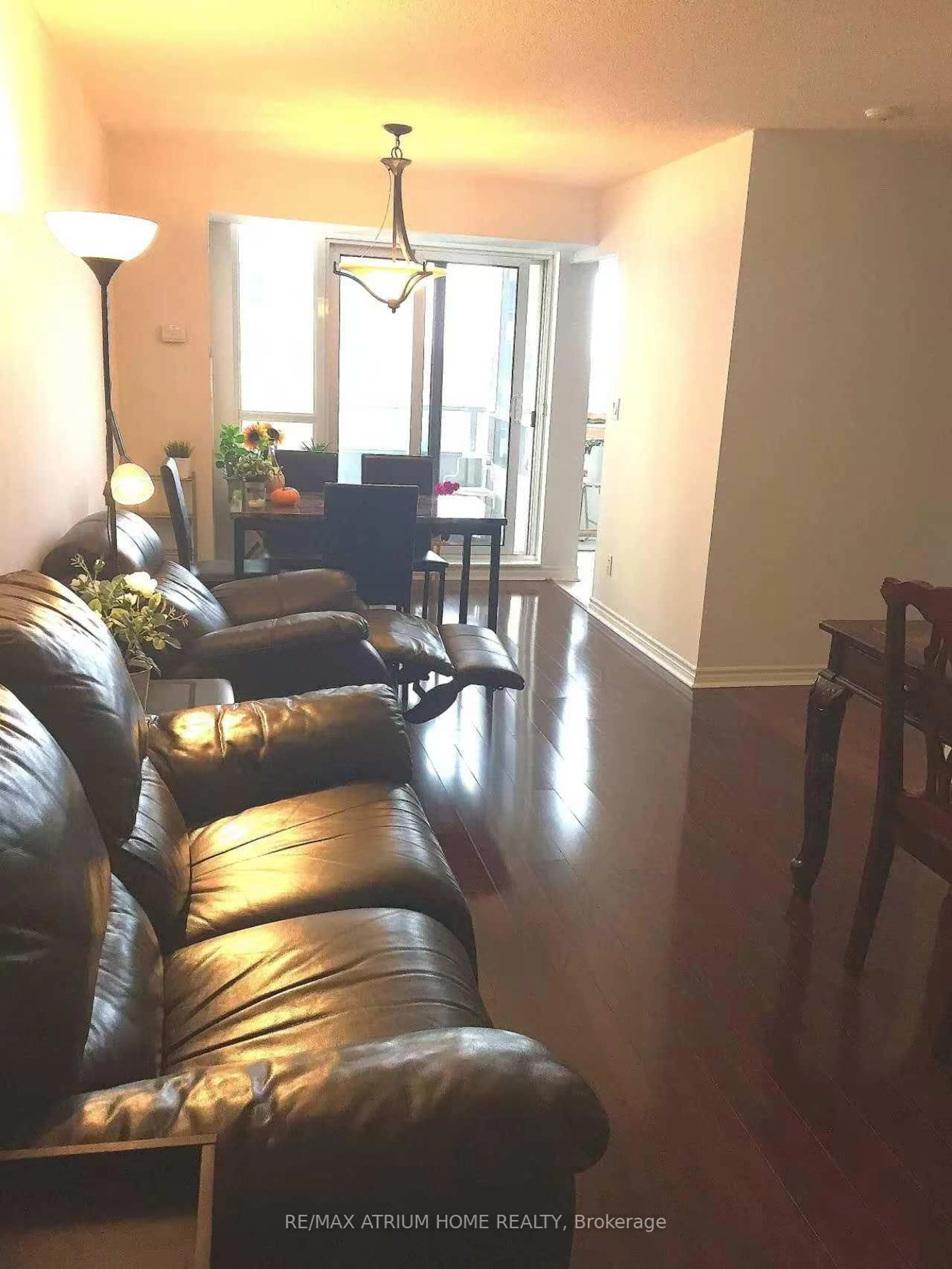 Living room with furniture, unknown for 2 Rean Dr #608, Toronto Ontario M2K 3B8