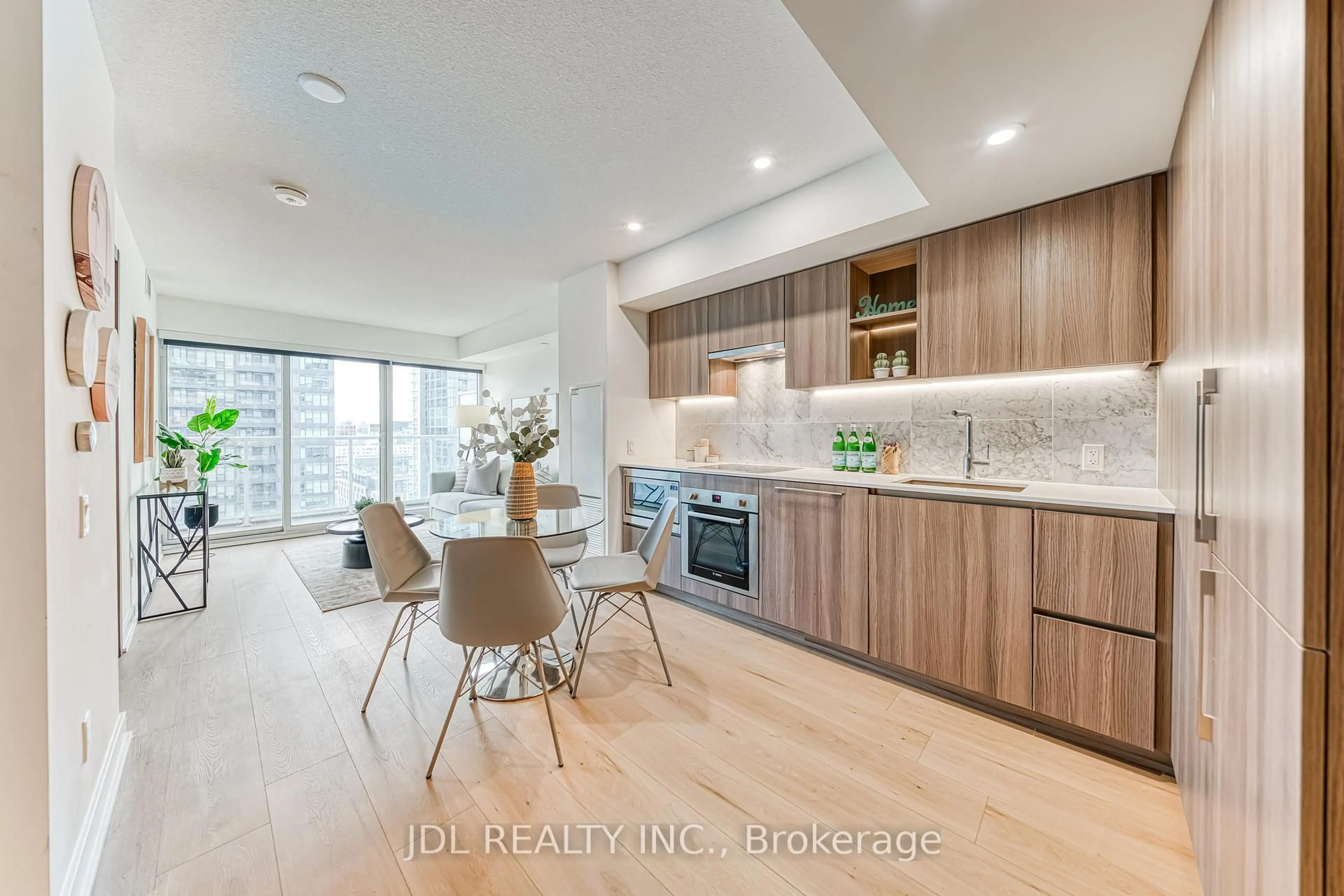 Open concept kitchen, unknown for 17 Bathurst St #1908, Toronto Ontario M6A 2E1