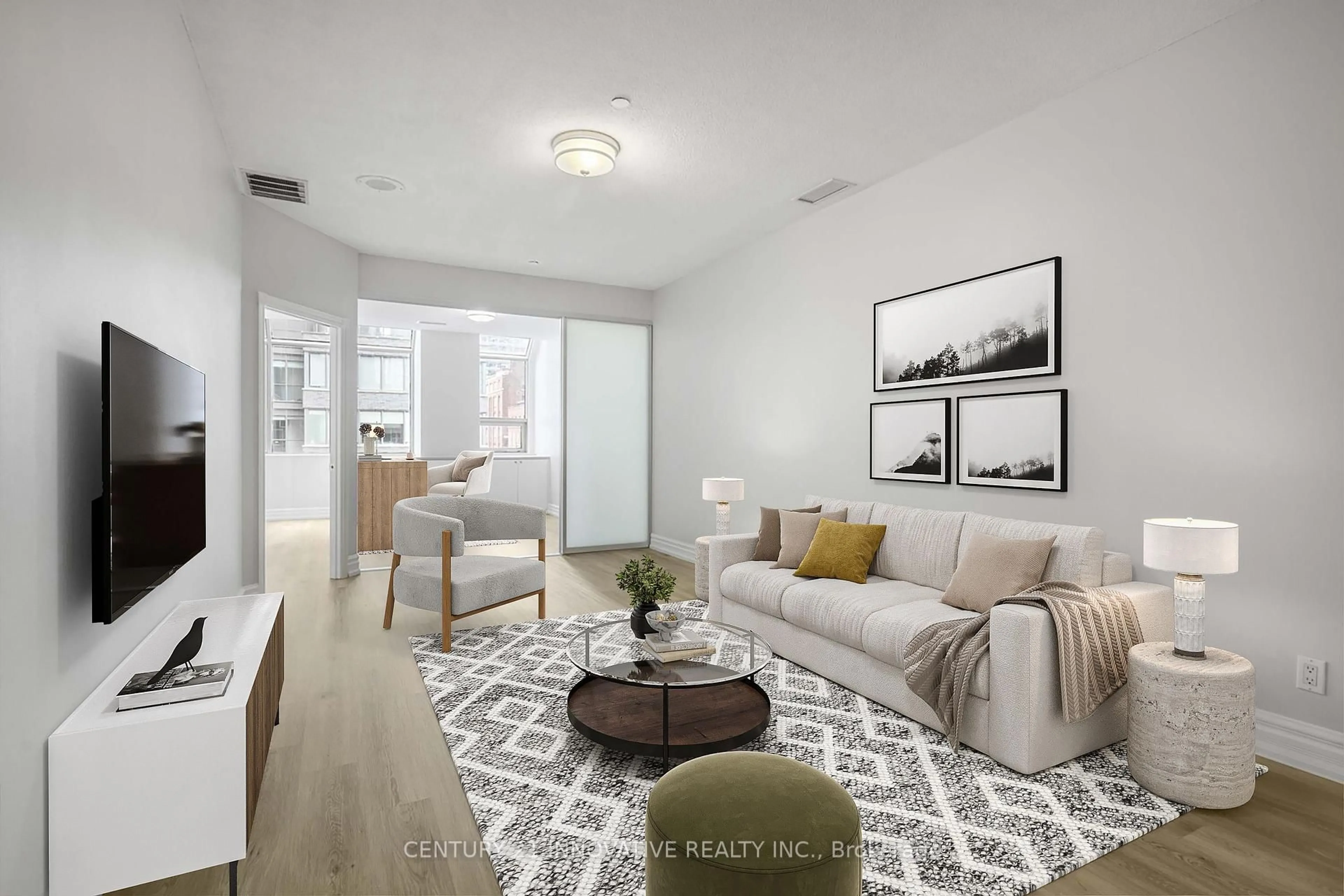 Living room with furniture, unknown for 393 King St #302, Toronto Ontario M5V 3G8