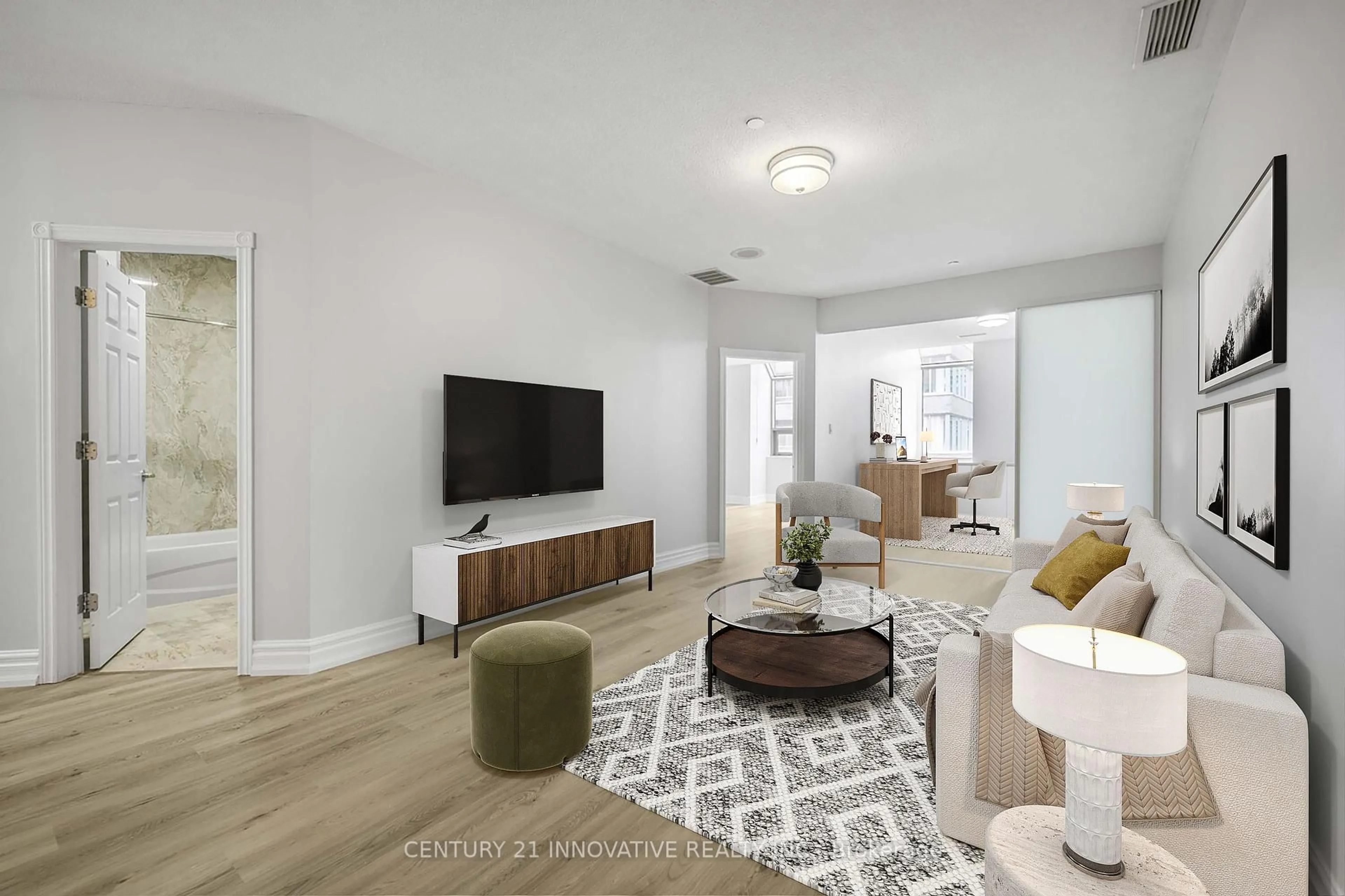 Living room with furniture, unknown for 393 King St #302, Toronto Ontario M5V 3G8