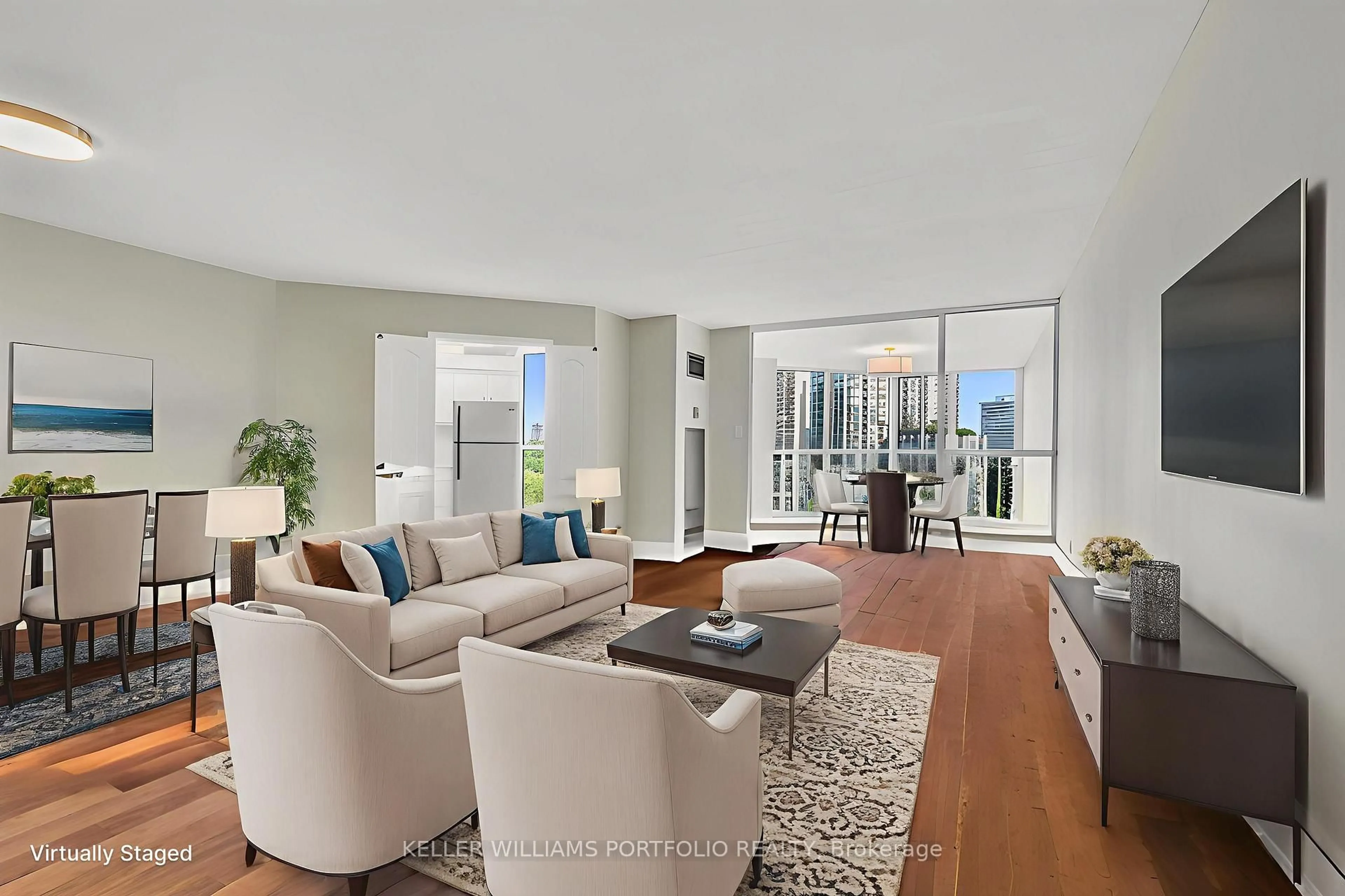 Living room with furniture, unknown for 10 Tichester Rd #805, Toronto Ontario M5P 3M4