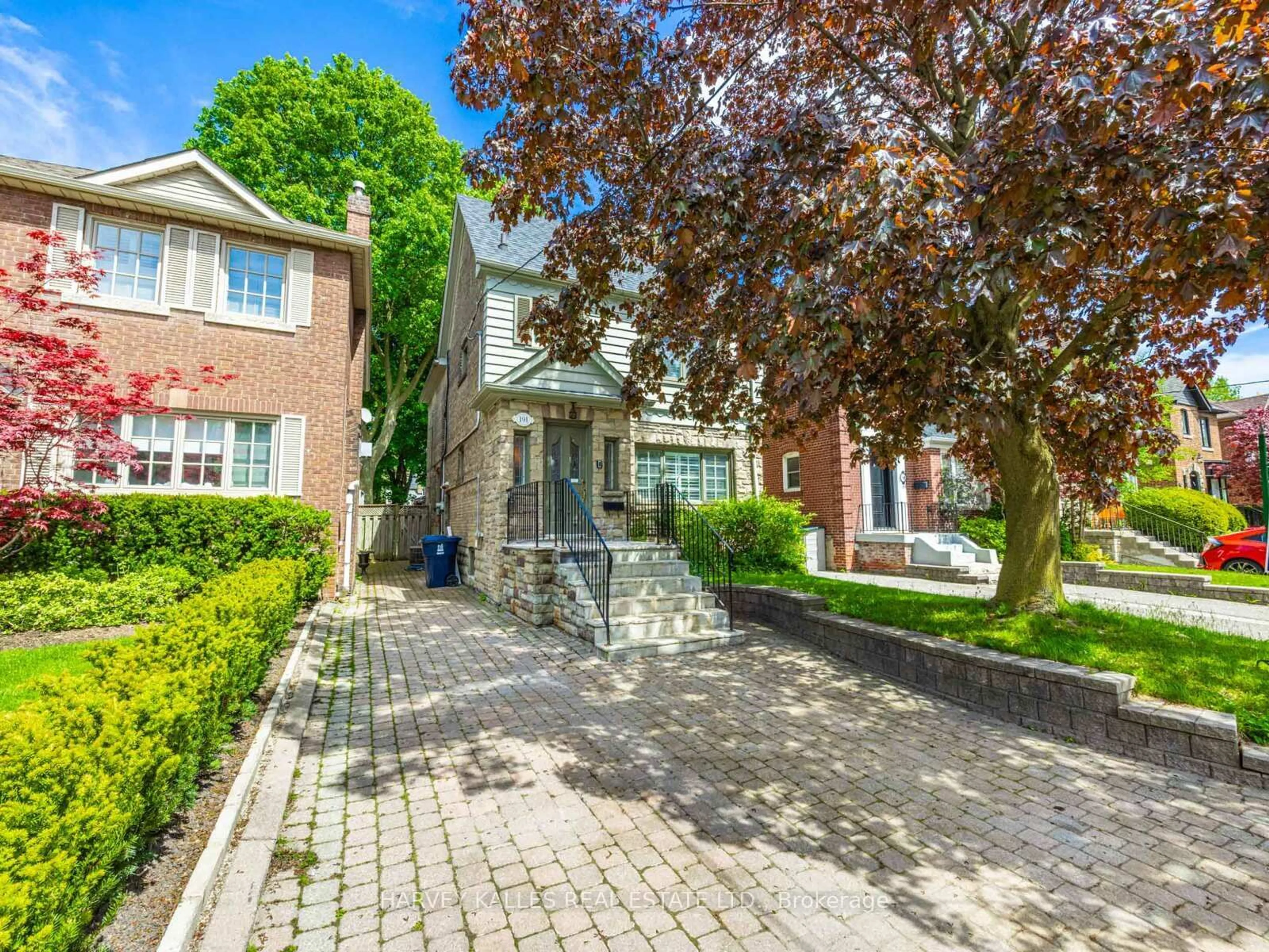 Home with brick exterior material, street for 191 Glen Cedar Rd, Toronto Ontario M6C 3G9