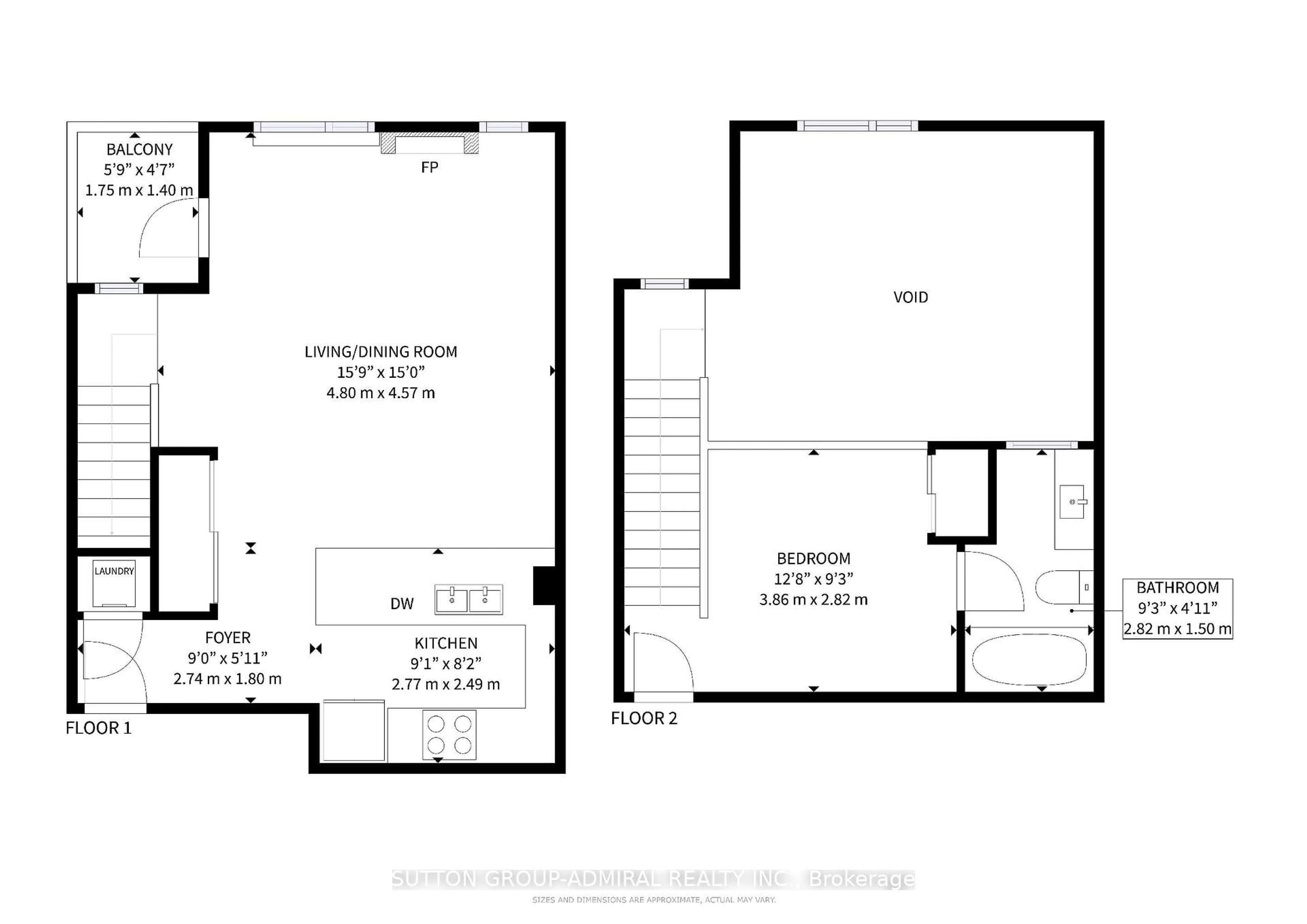 Floor plan for 21 Earl St #314, Toronto Ontario M4Y 3C8