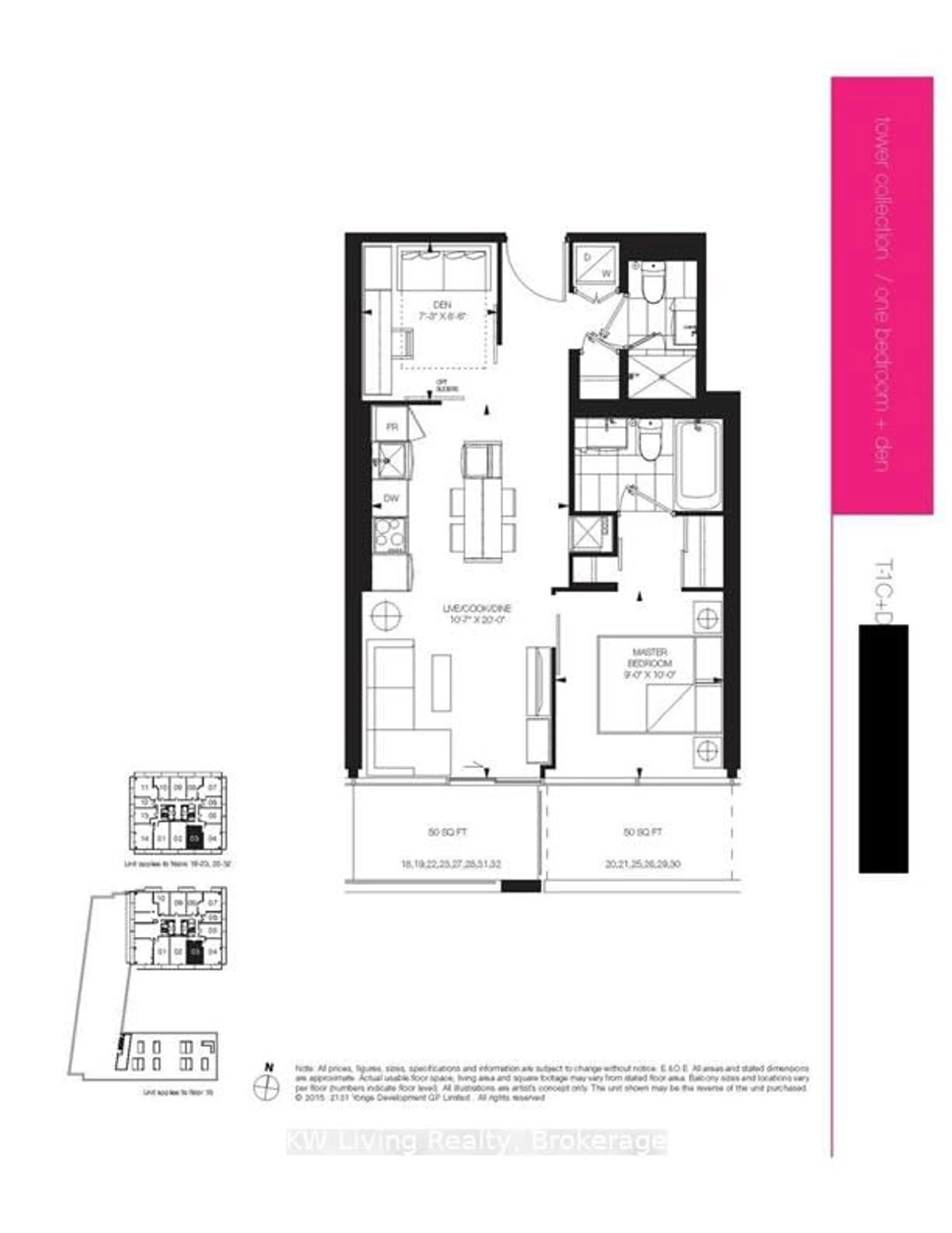 Floor plan for 8 Hillsdale Ave #725, Toronto Ontario M4S 0B2