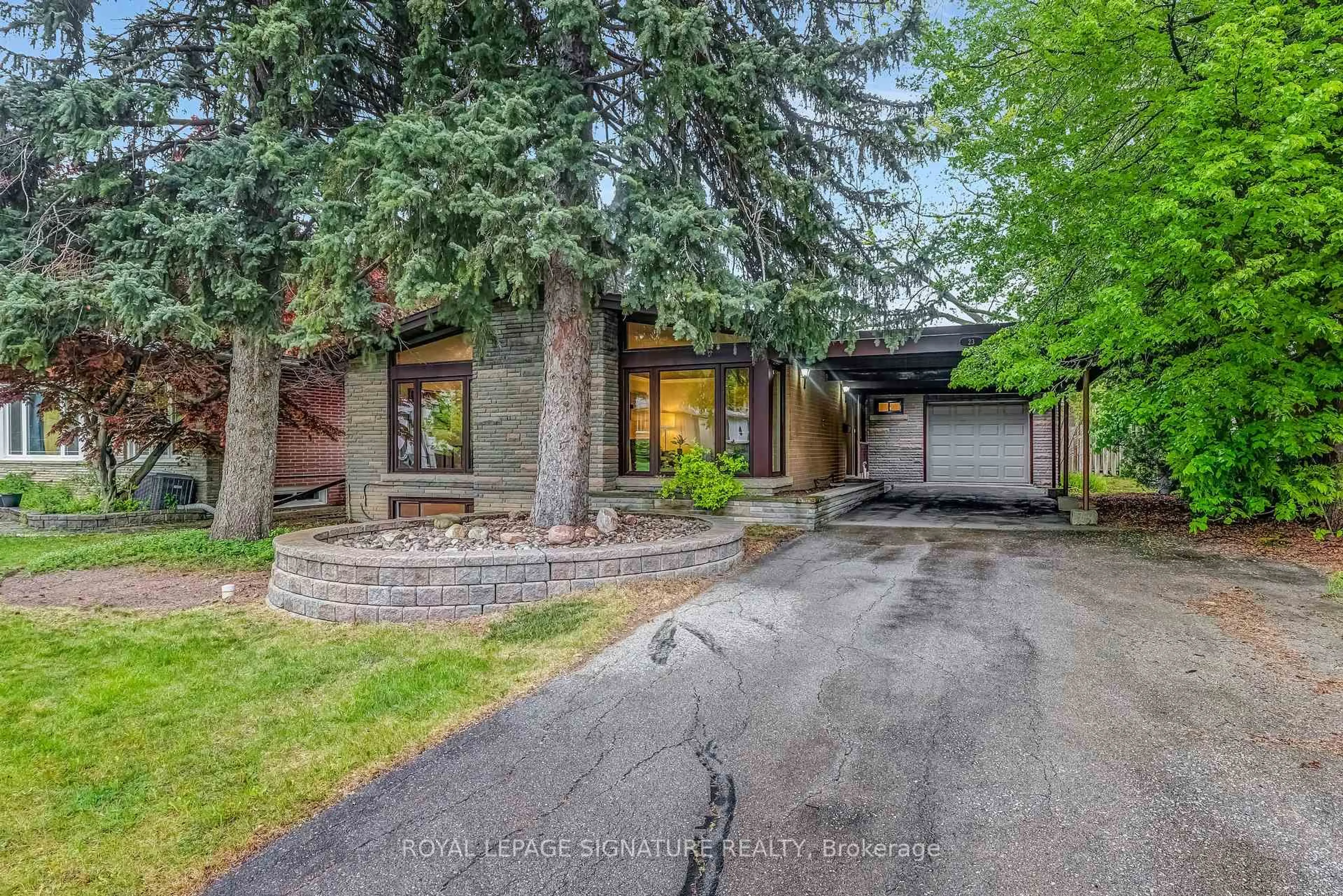 Home with brick exterior material, street for 23 Palomino Cres, Toronto Ontario M2K 1W2